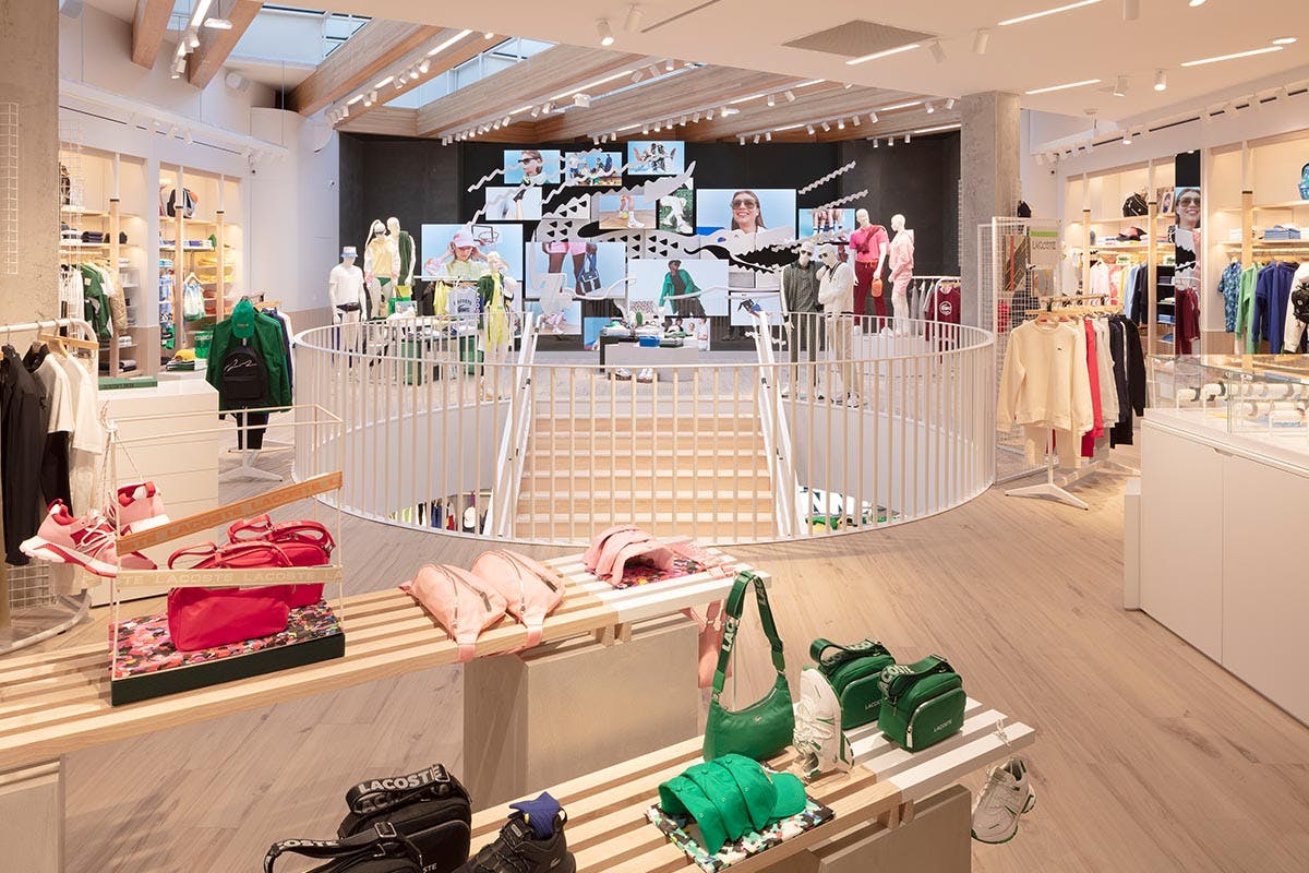 Lacoste Opens des Champs-Élysées Store