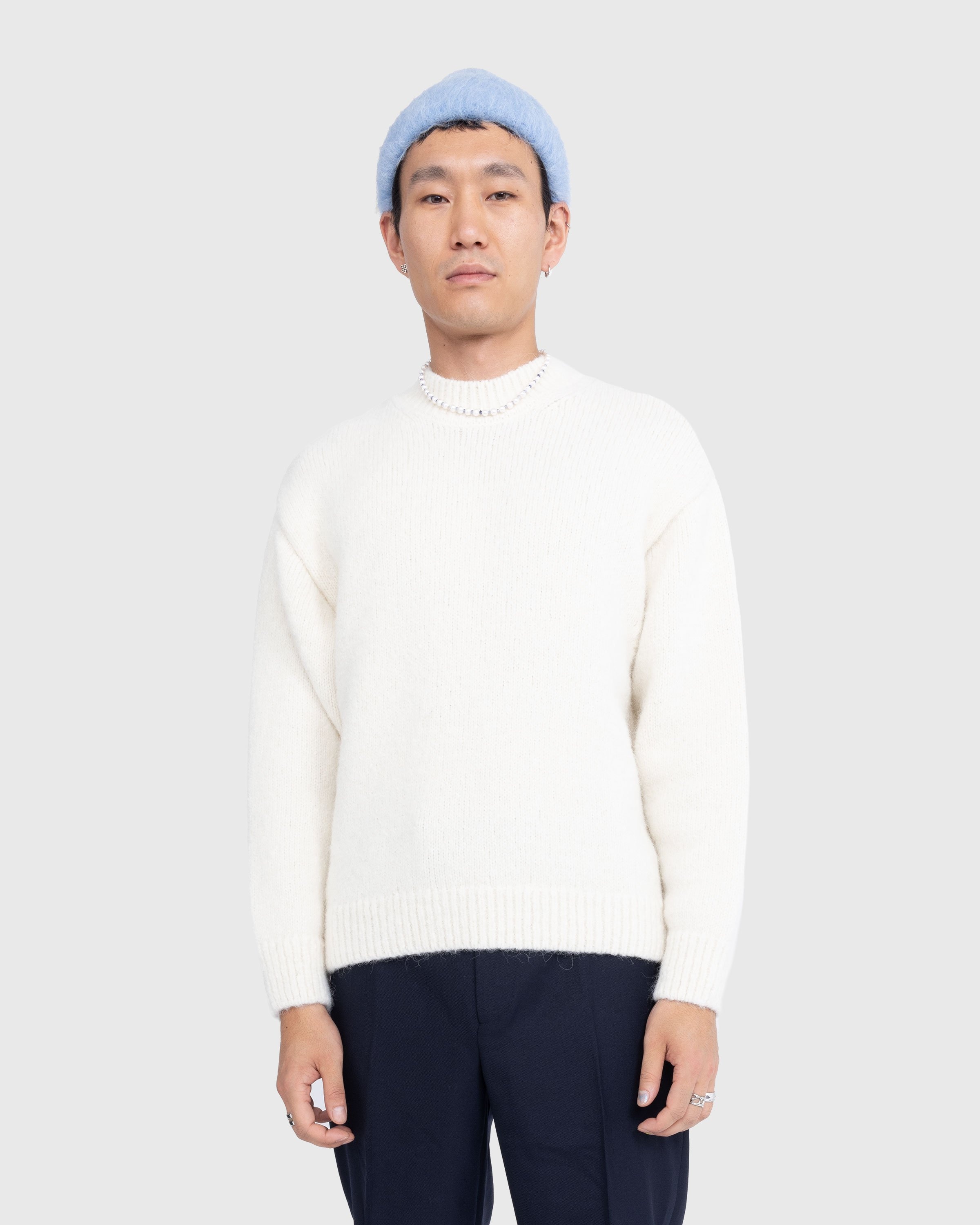 JACQUEMUS – La Maille Pavane Off-White - Knitwear - White - Image 4