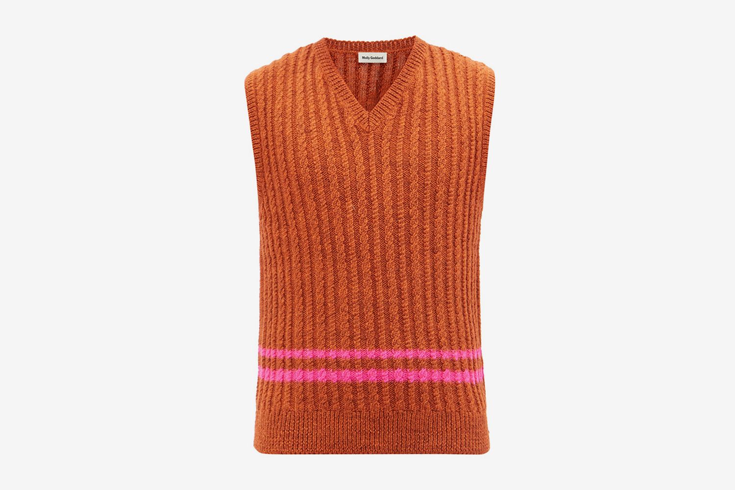 Ralph Cable-Knit Wool Sweater Vest