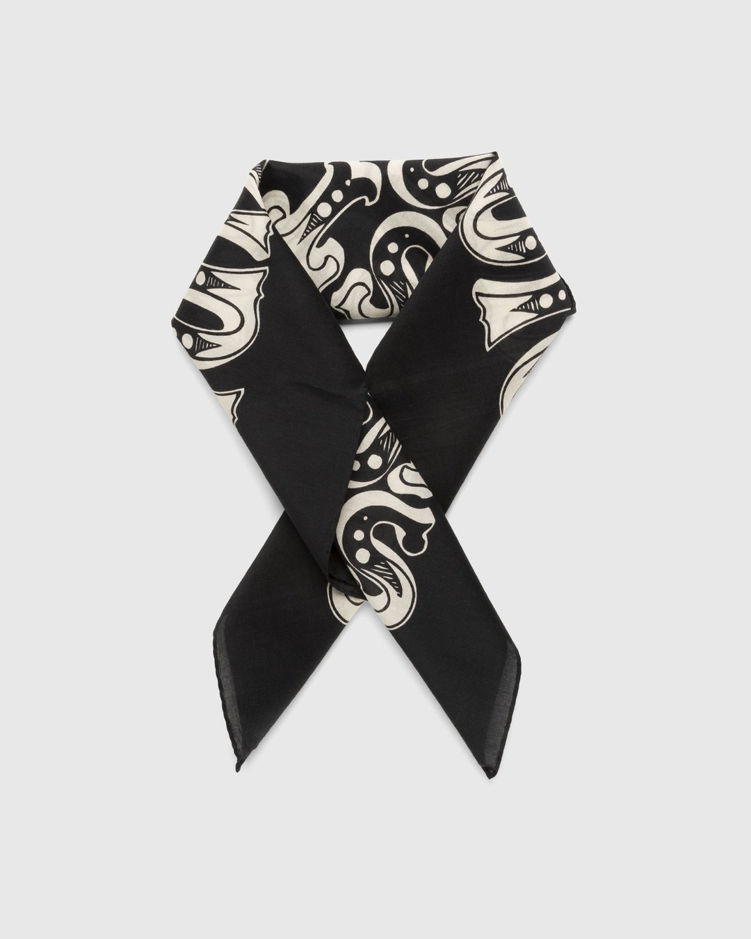 Acne Studios – Circus Font Scarf Black - Scarves - Black - Image 1