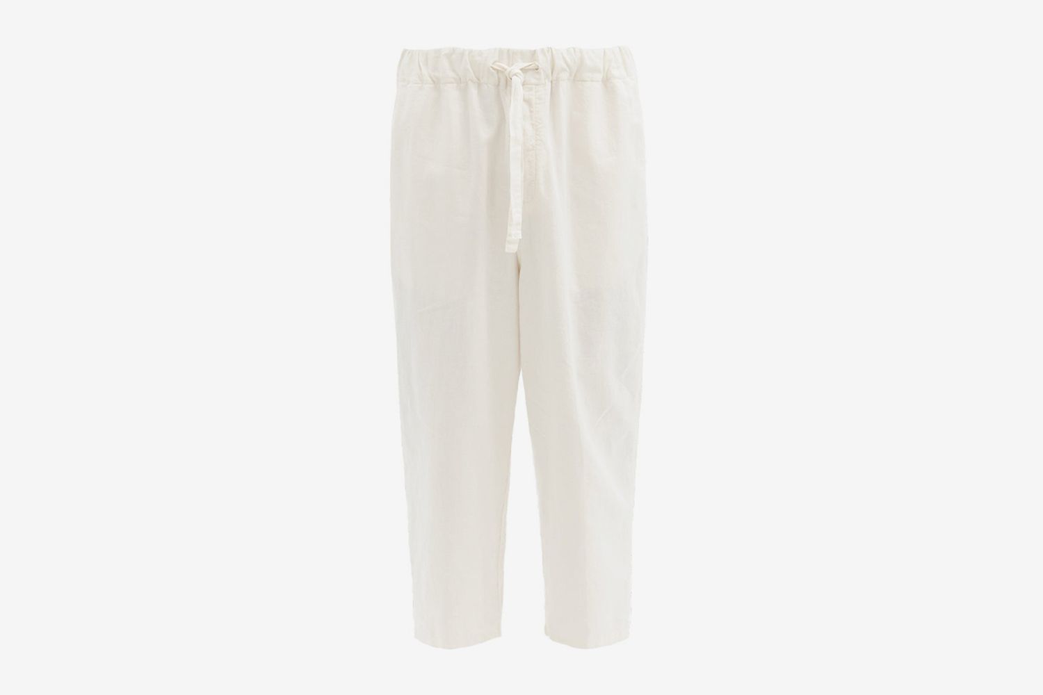 Linen-Blend Trousers