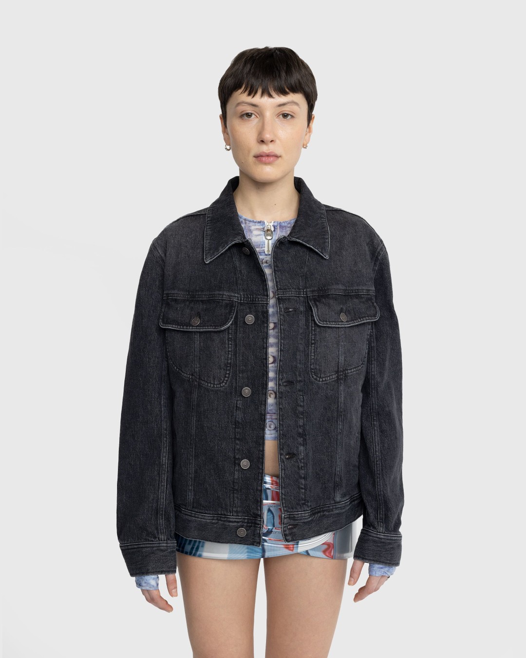 Diesel – D-Barcy Trucker Jacket - Outerwear - Blue - Image 2