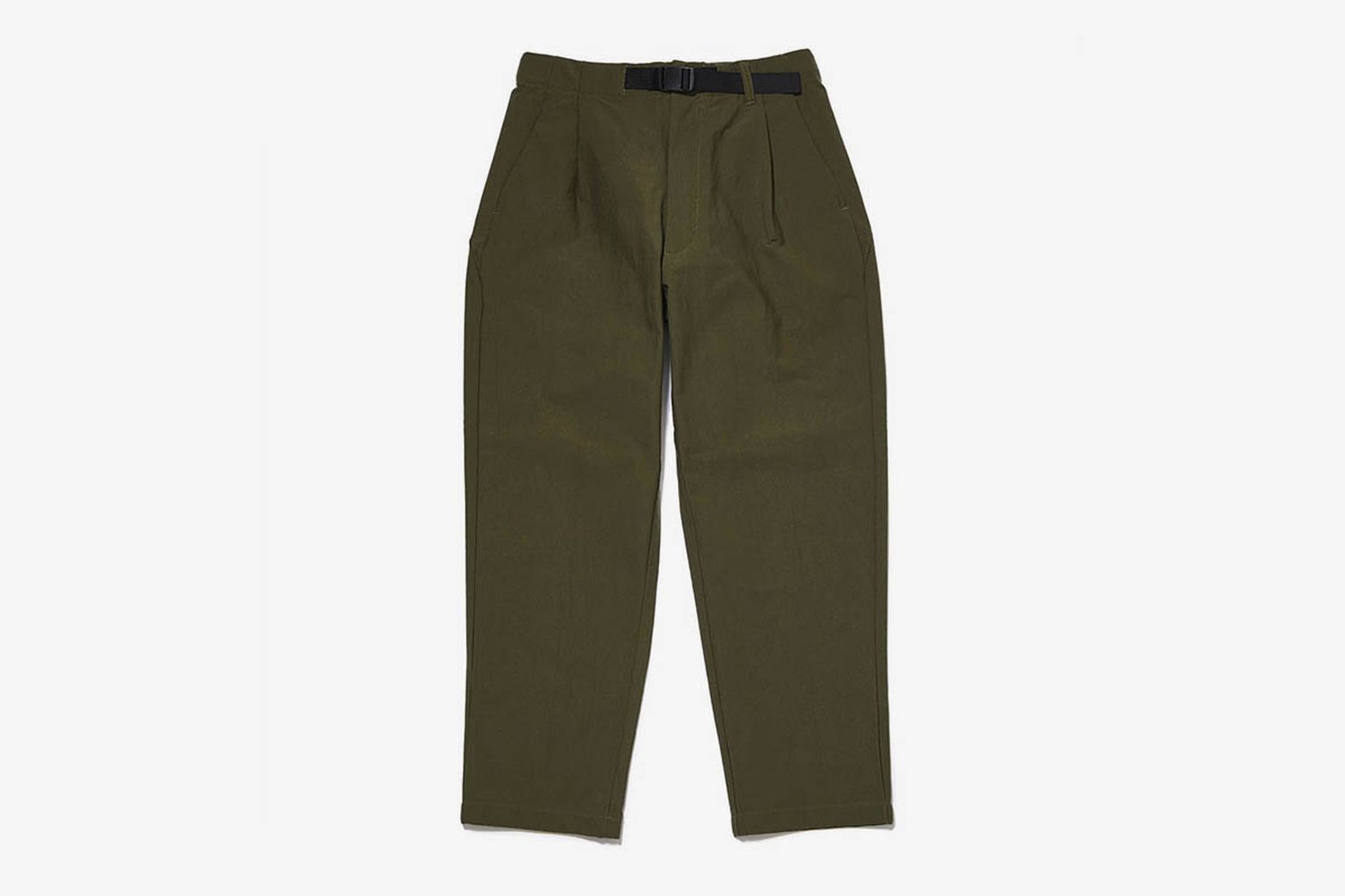 One Tuck Tapered Stretch Twill Pants