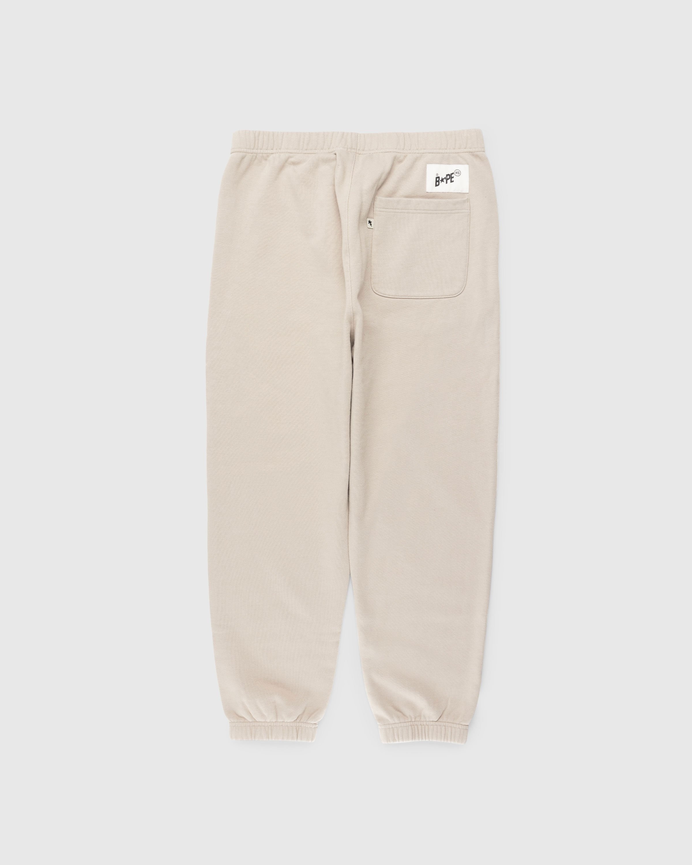 BAPE x Highsnobiety – Heavy Washed Sweat Pants Beige - Pants - Beige - Image 2