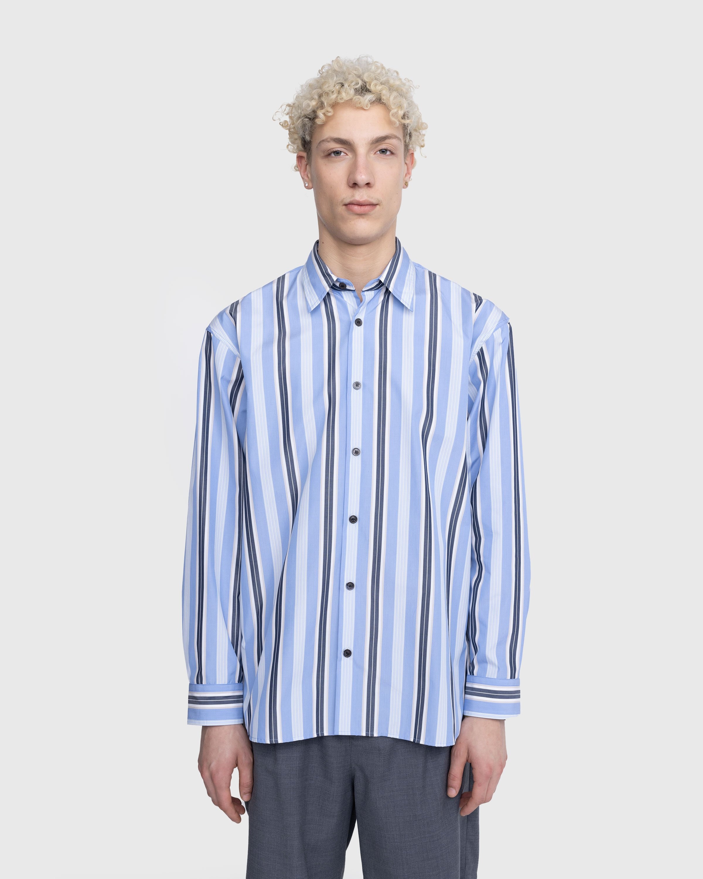 Dries van Noten – Croom Shirt Light Blue - Shirts - Blue - Image 2
