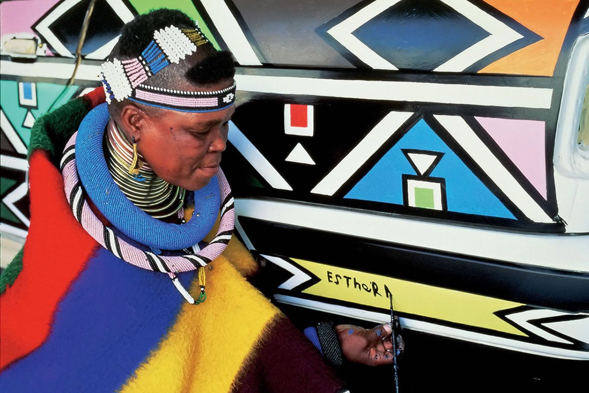 BMW Art Car 12, Esther Mahlangu, 1991