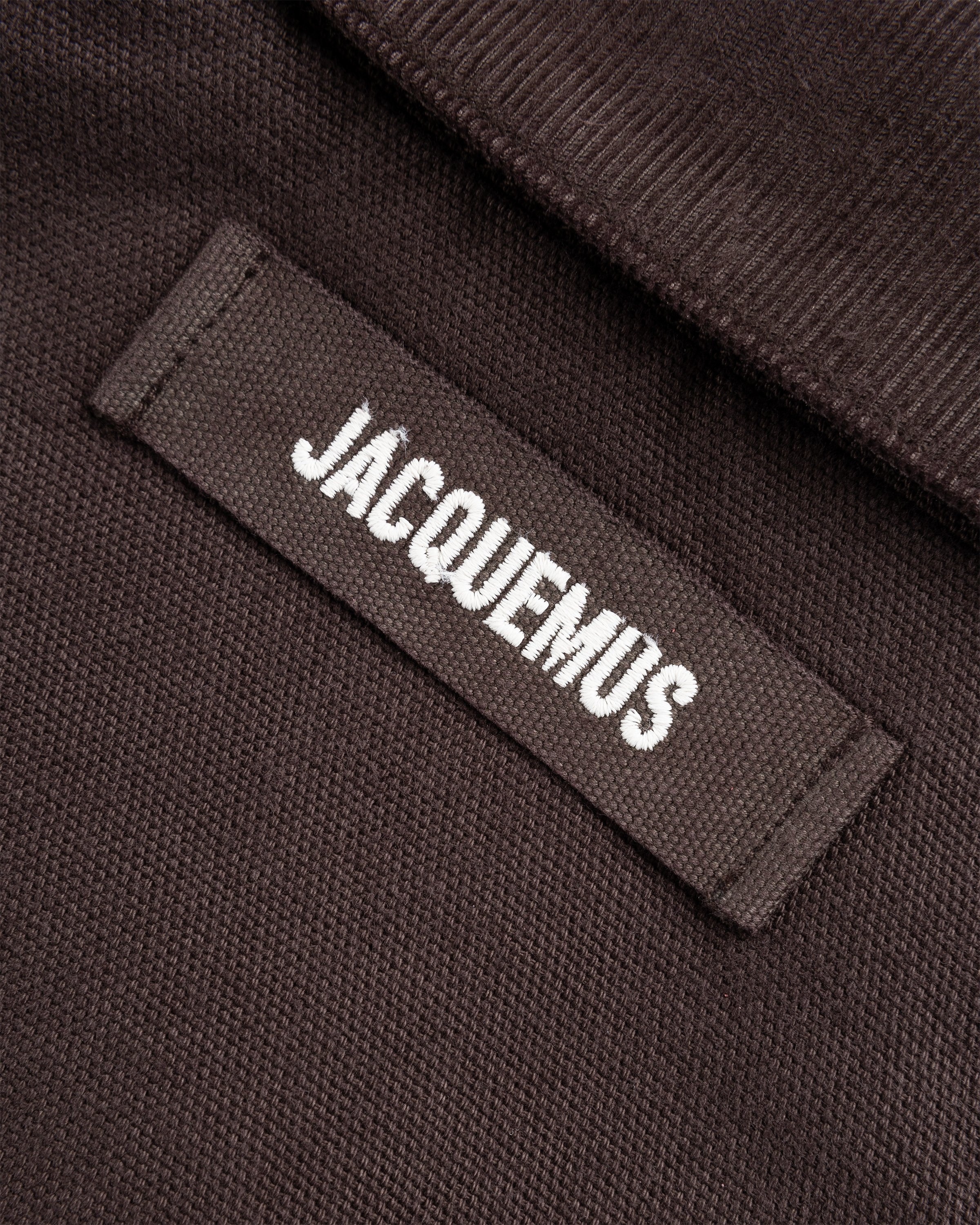 JACQUEMUS – Le Blouson Trivela Dark Brown - Outerwear - Brown - Image 6