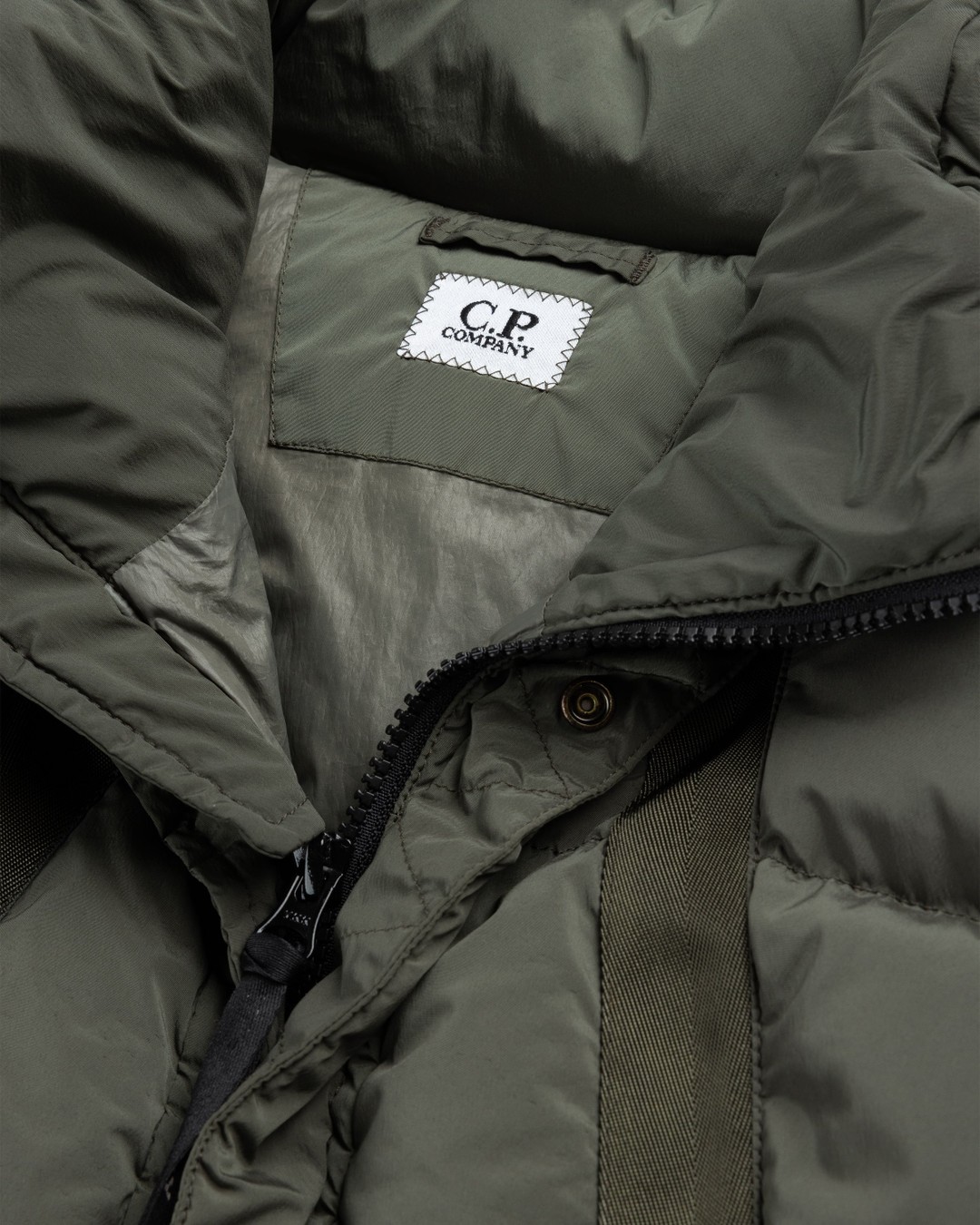 C.P. Company Padded Nylon Jacket Olive Night Highsnobiety Shop