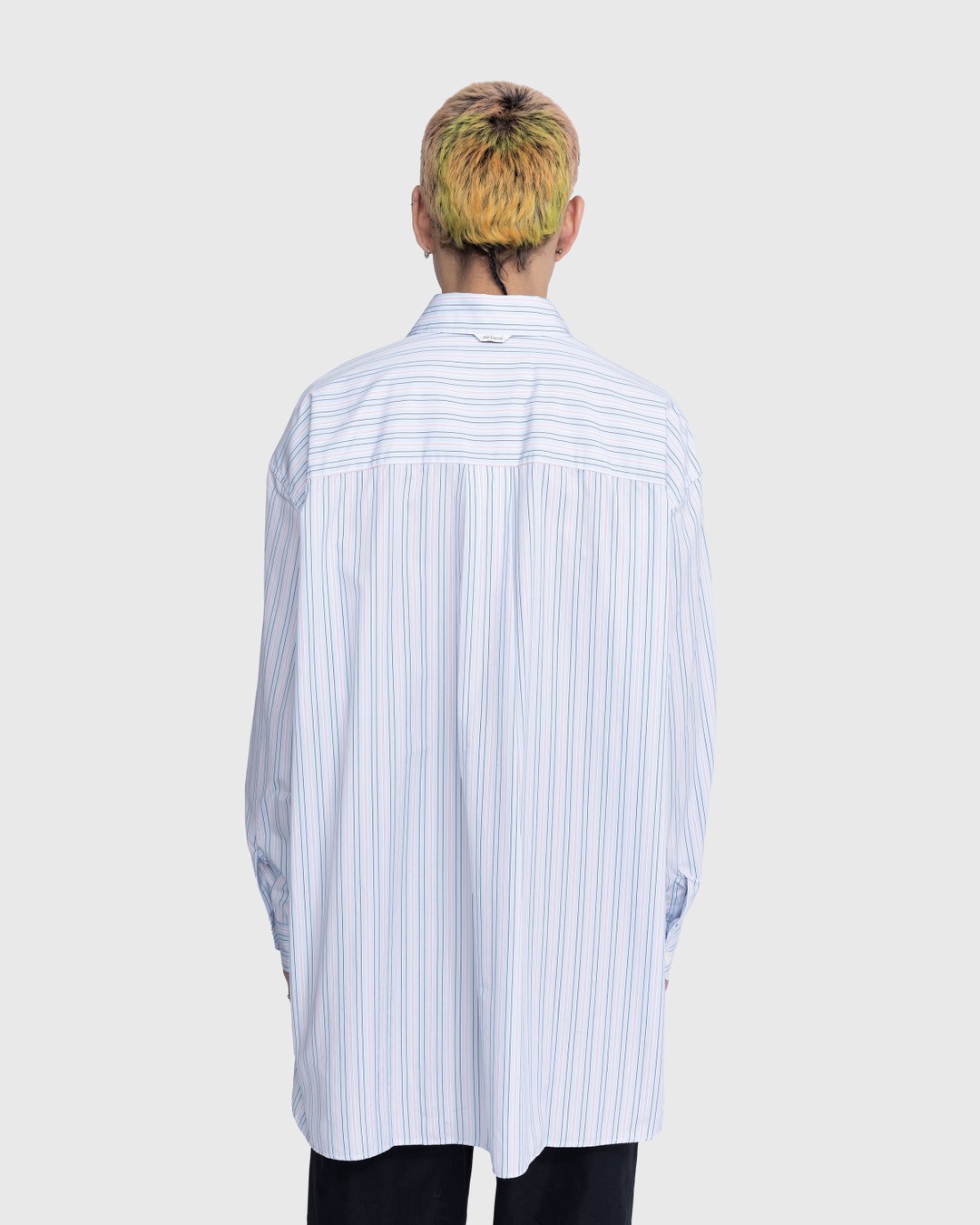 Our Legacy – Popover Shirt Blue Stripe - Shirts - Blue - Image 4