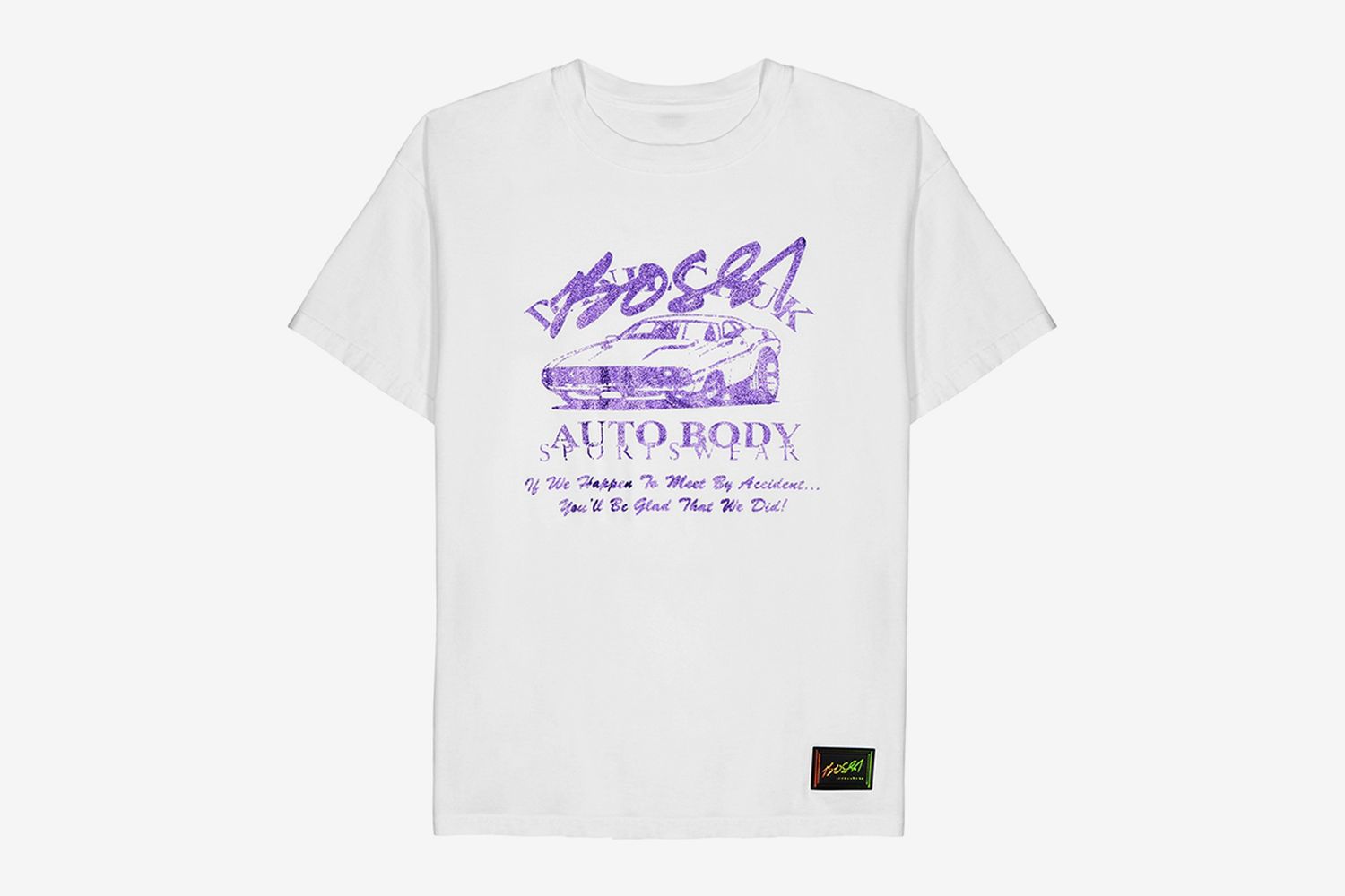 Accident Printed Reversible Cotton T-Shirt