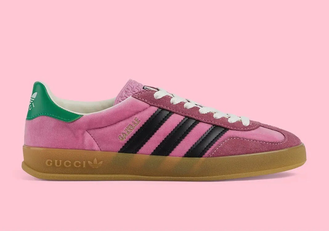 adidas x Gucci Collab Drops Gazelle Sneakers, Shoes, Clothes