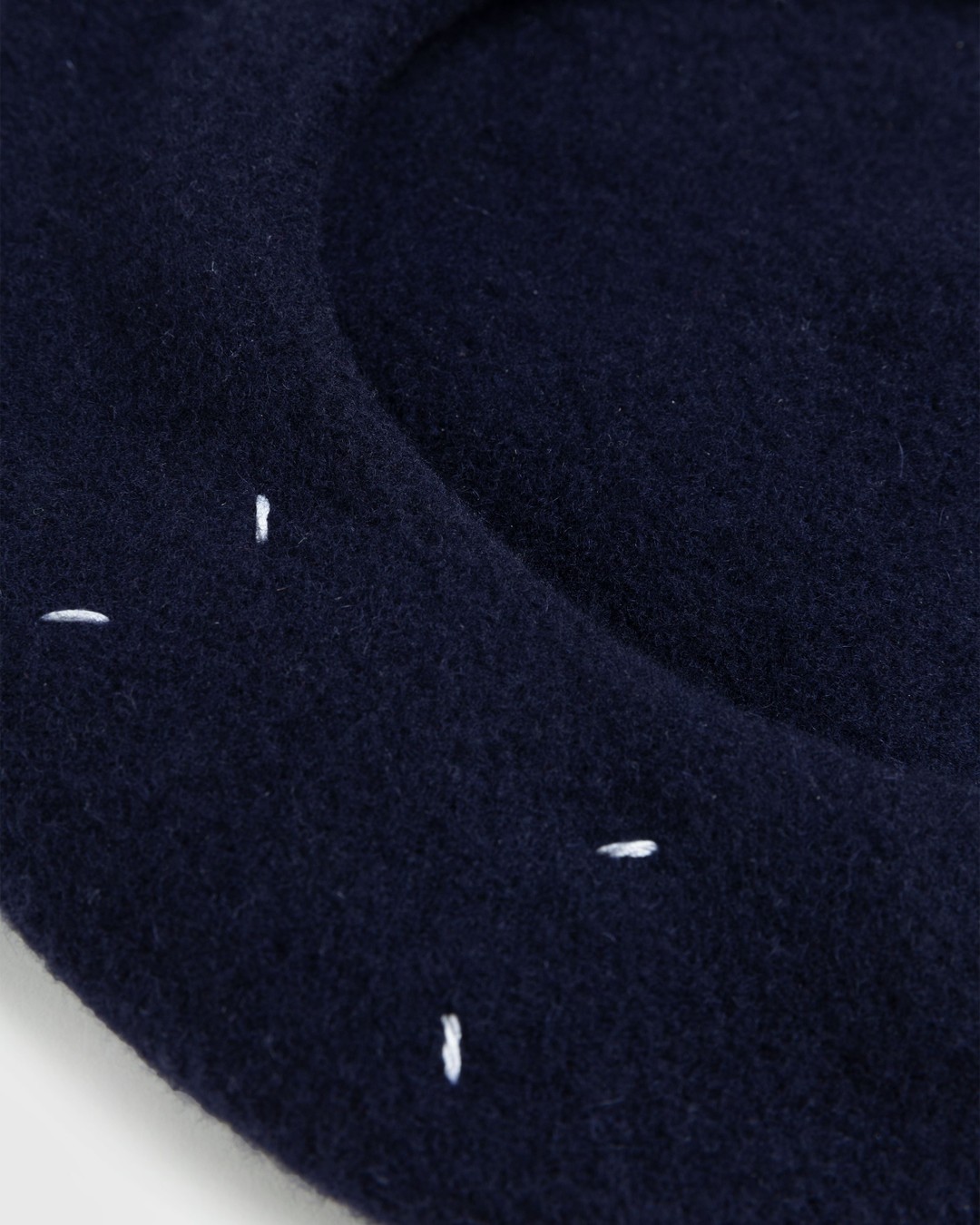 Maison Margiela – Heavy Wool Beret Black - Hats - Black - Image 2