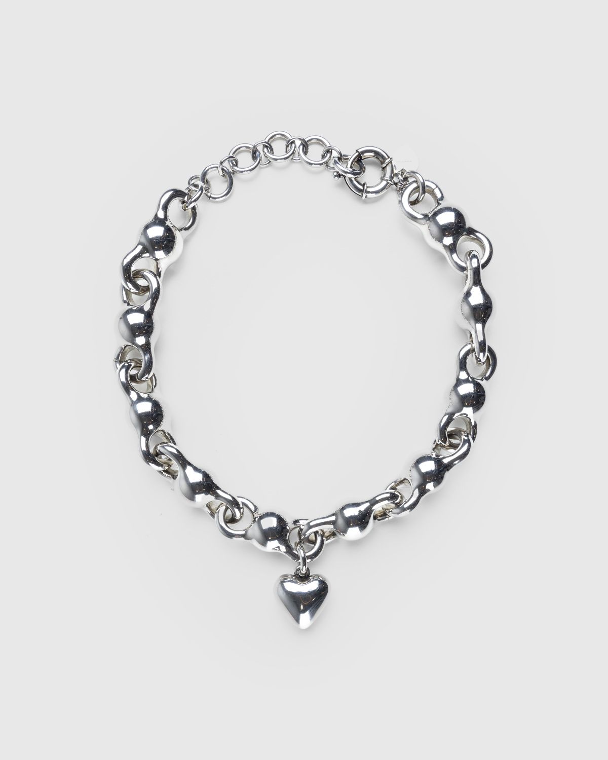 Acne Studios – Heart Necklace - Jewelry - Silver - Image 2