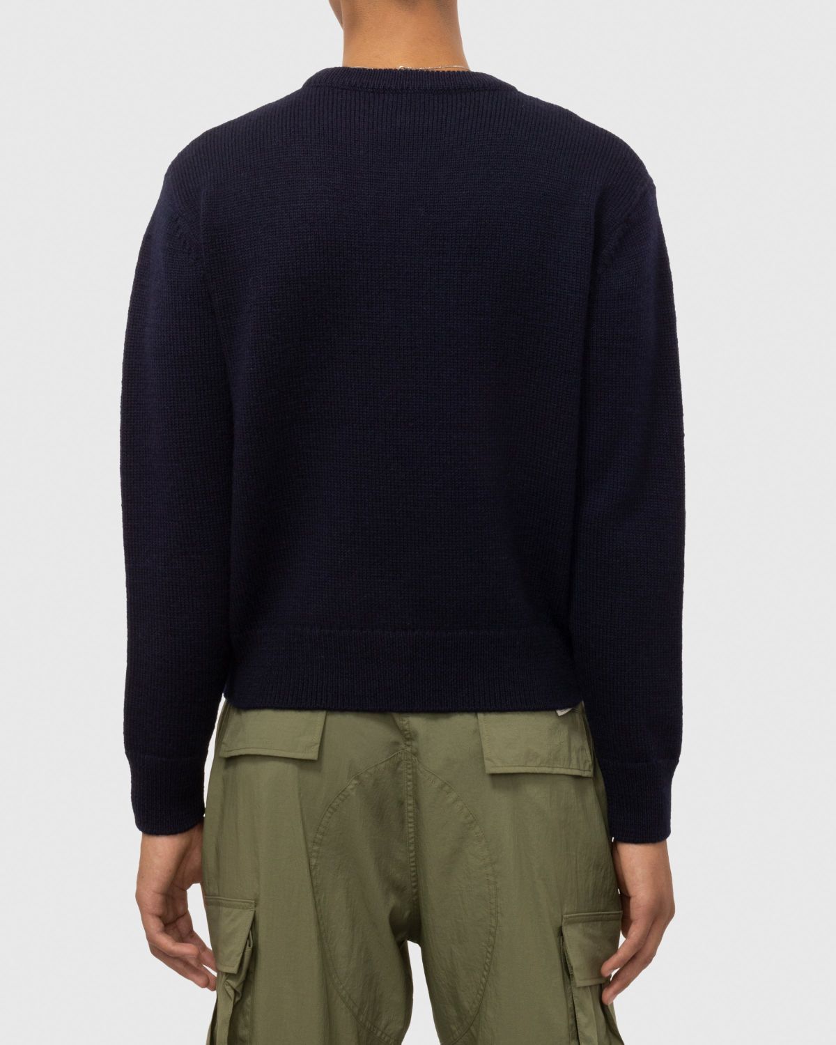 Dries van Noten – Nelson Sweater Blue - Knitwear - Blue - Image 4