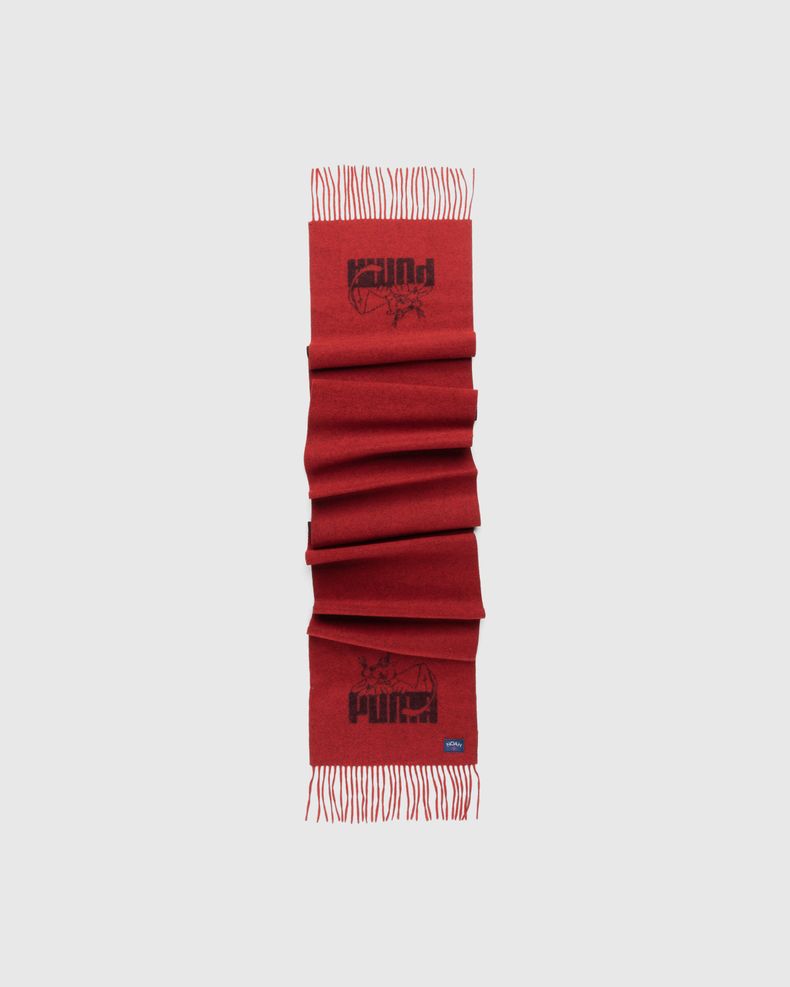 Wool Scarf Red