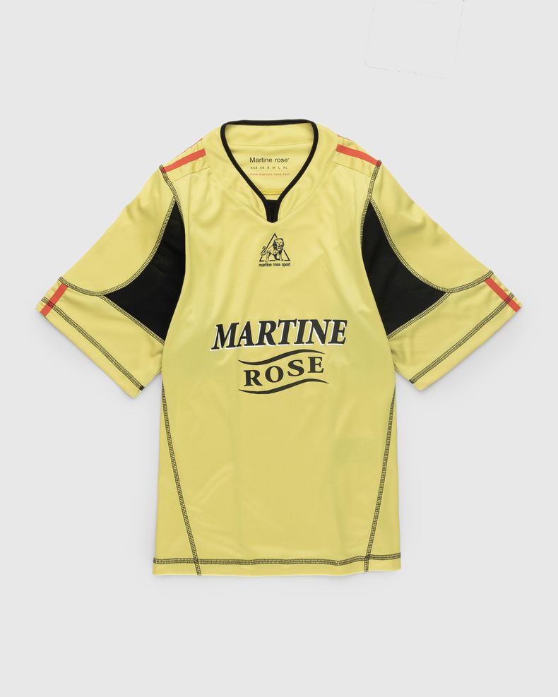 Martine Rose – Shrunken Football Top Yellow