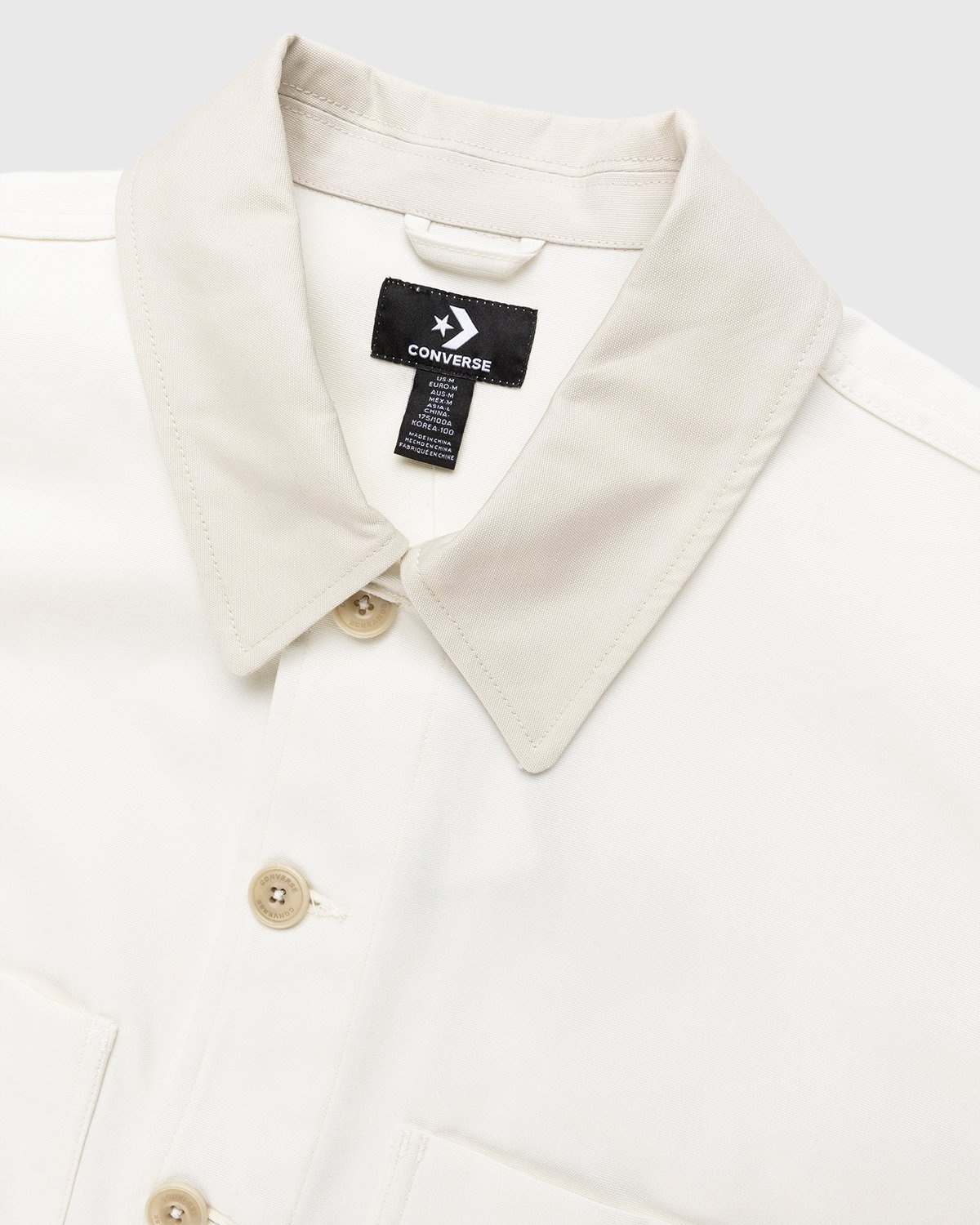 Converse – Much Love Shop Jacket Egret - Outerwear - White - Image 4