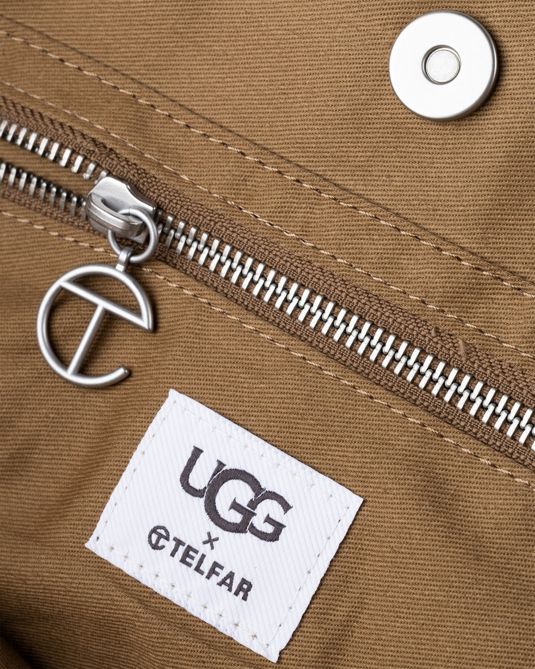 Ugg x Telfar – Suede Large Shopper Chestnut - Bags - Brown - Image 7