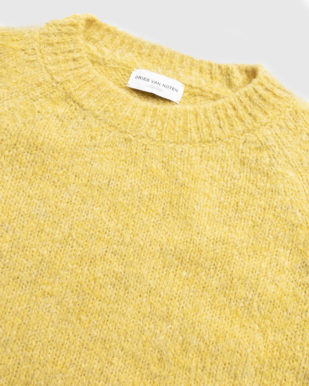 Dries van Noten – Melbourne Knit Yellow - Knitwear - Yellow - Image 5