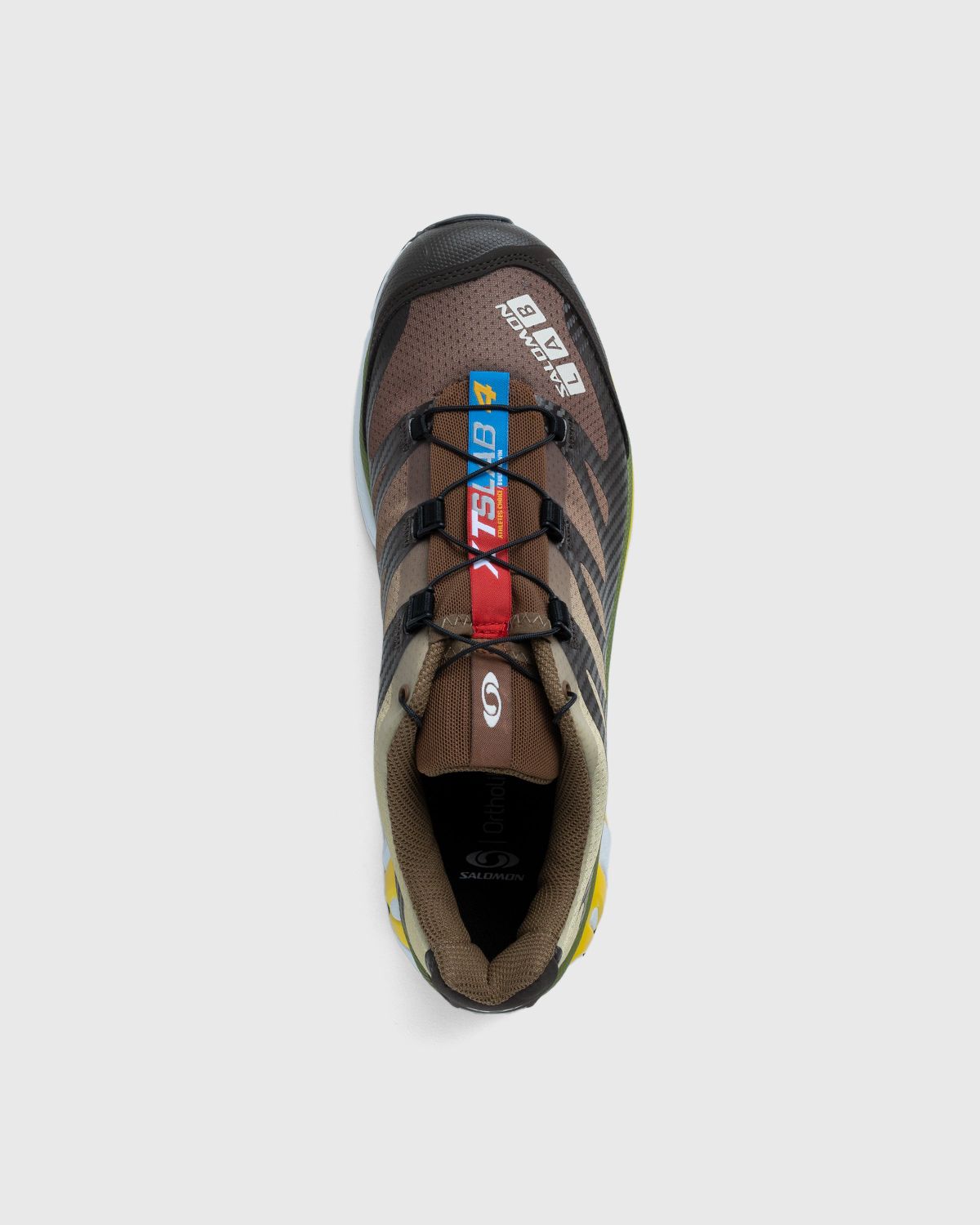 Salomon – XT-4 Delicioso/Toffee/Empire Yellow - Sneakers - Brown - Image 5