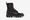 Exaggerated Tread-Sole Leather Ankle Boots