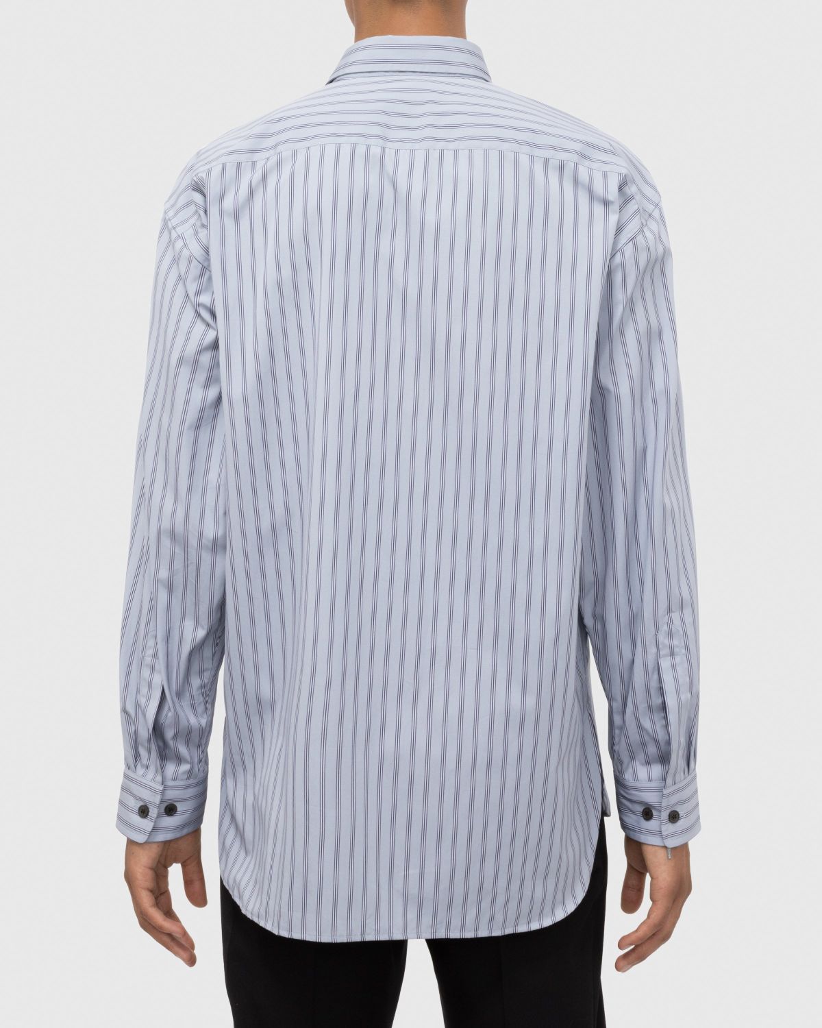 Dries van Noten – Croom Shirt Blue - Shirts - Blue - Image 4
