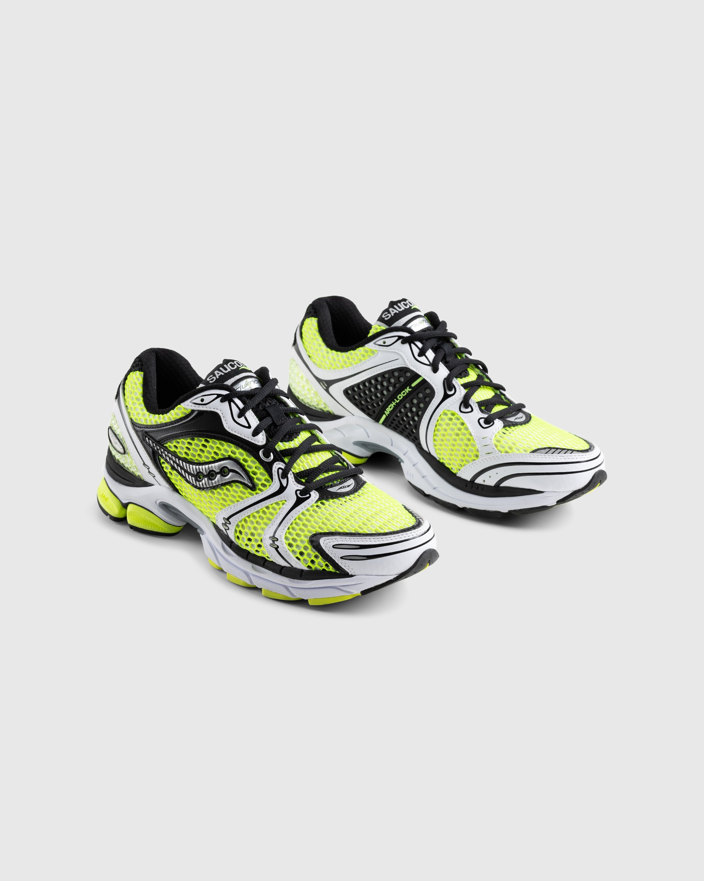 Saucony – ProGrid Triumph 4 Yellow/Silver - Sneakers - Yellow - Image 3