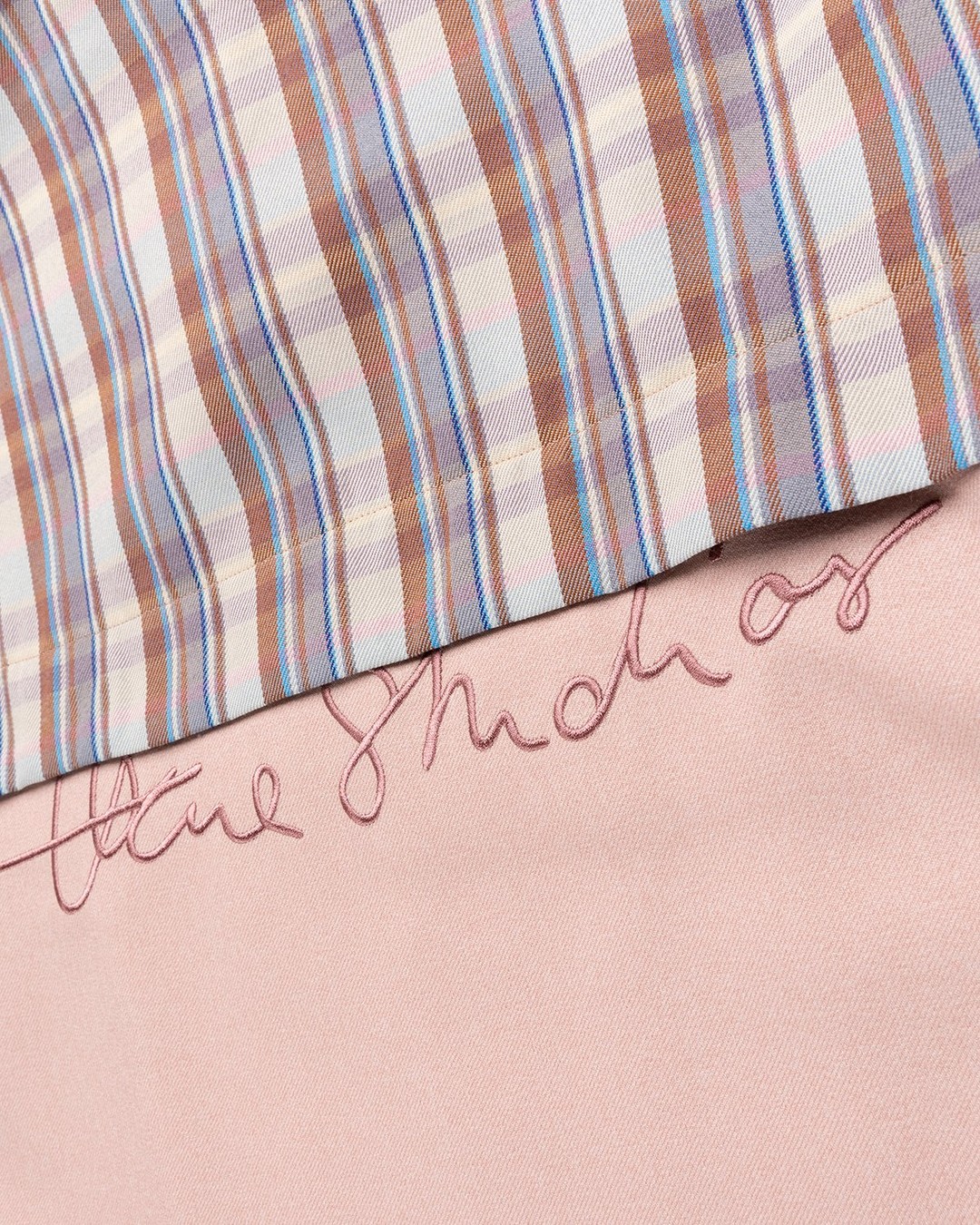 Acne Studios – Checked Twill Jacket Blossom Pink - Outerwear - Pink - Image 4