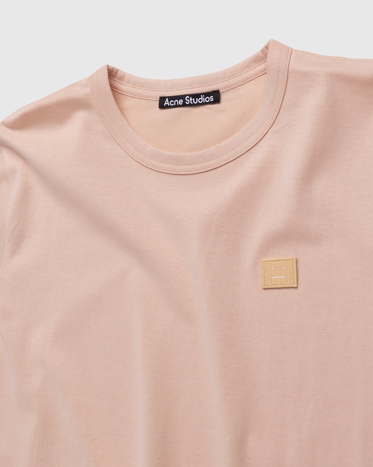 Acne Studios – Slim Fit T-Shirt Powder Pink - T-shirts - Pink - Image 4