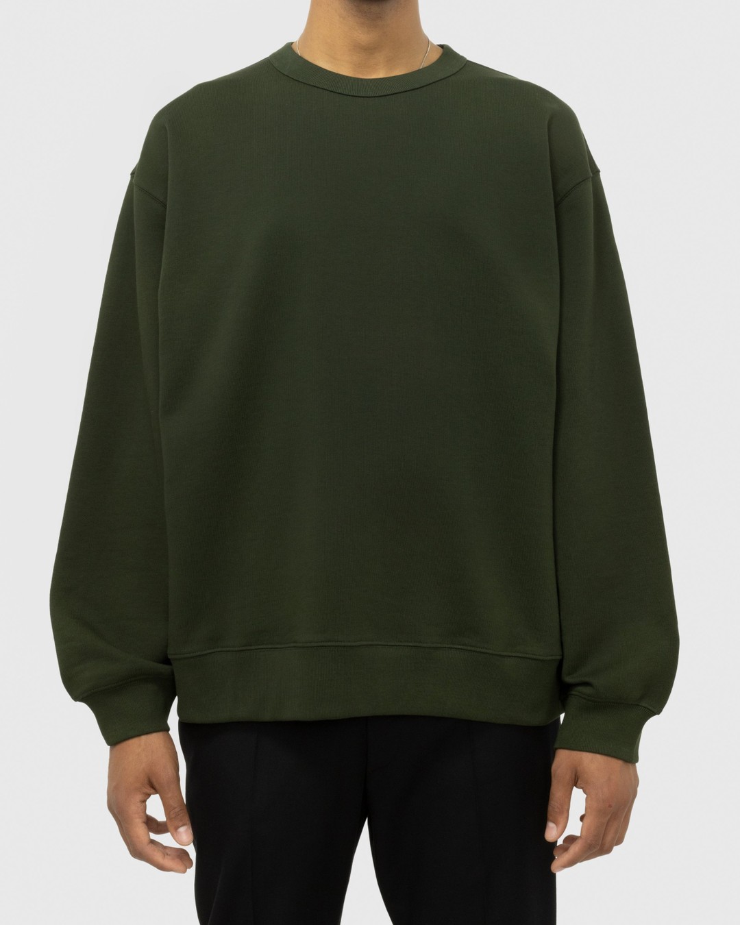 Dries van Noten – Hax Oversized Crewneck Green - Sweatshirts - Green - Image 3