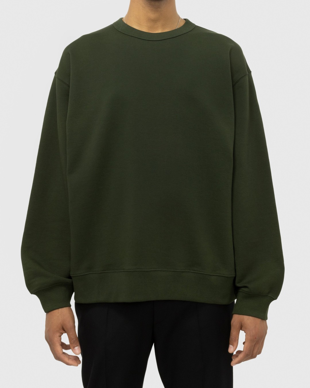 Dries van Noten – Hax Oversized Crewneck Green - Sweats - Green - Image 3