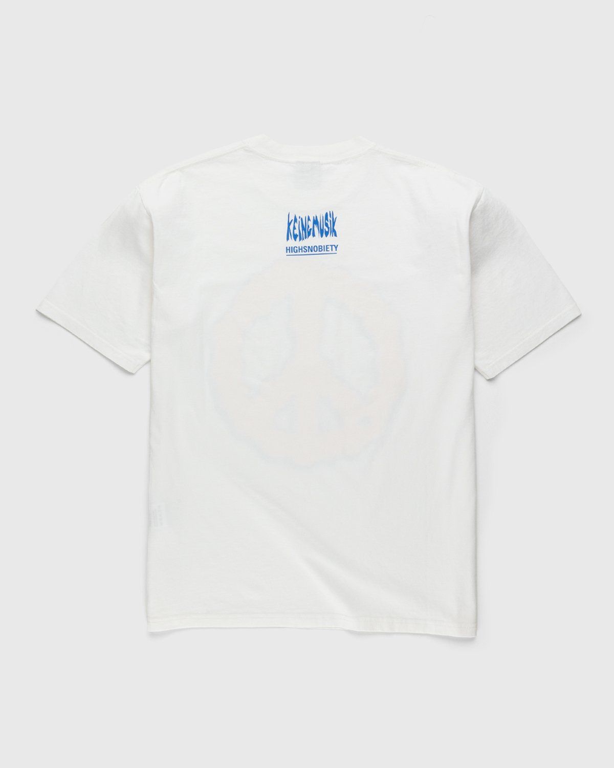 Keinemusik x Highsnobiety – Peace Logo T-Shirt White - T-Shirts - White - Image 2