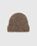 Fuzzy Beanie Taupe Alpaca