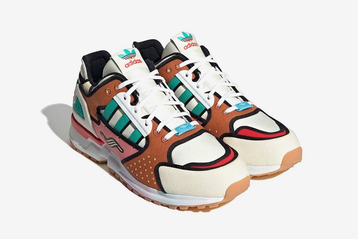 clothing Mission Separately The Simpsons' x adidas ZX 10000 "Krusty Burger": Release Info
