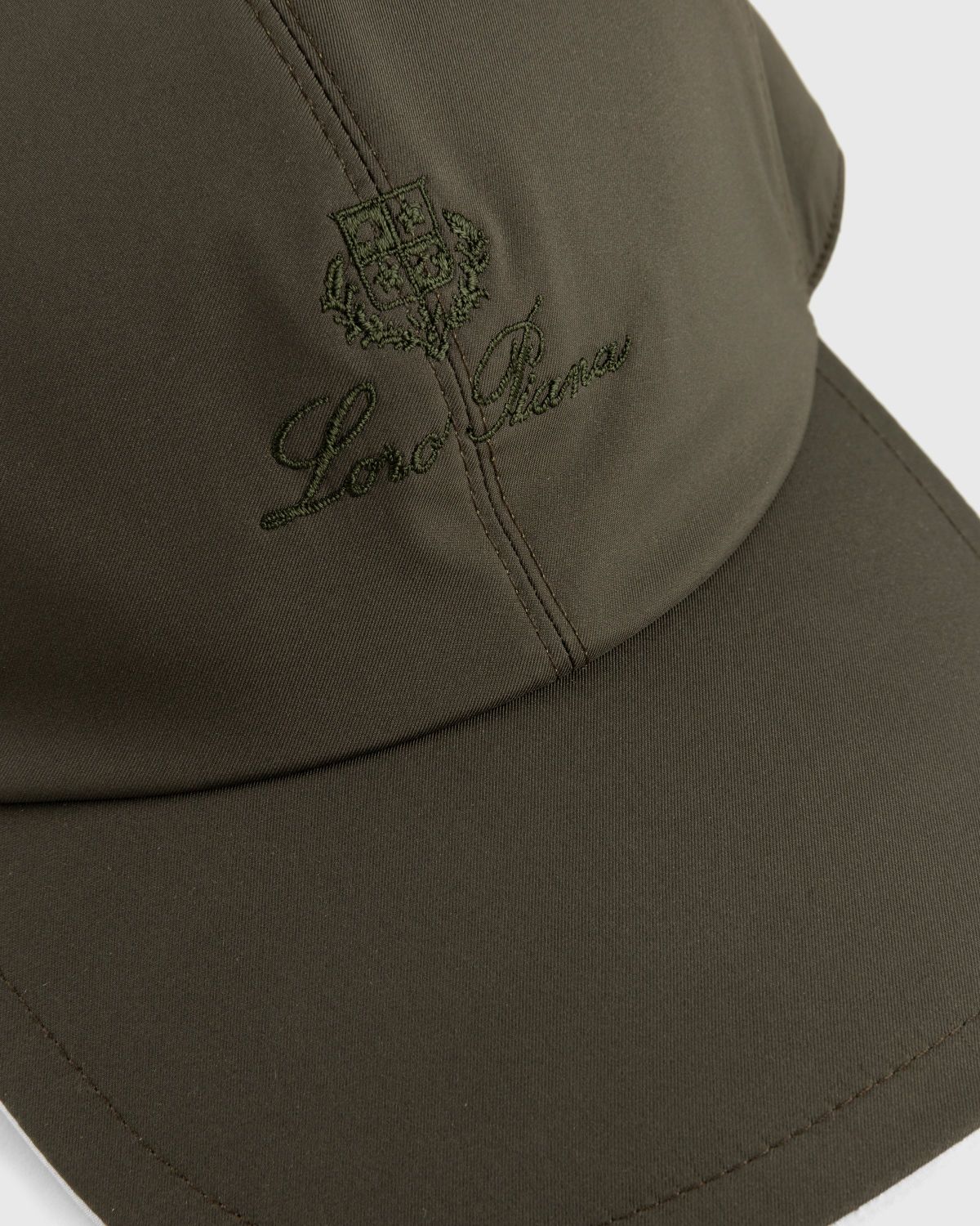 Loro Piana Wind Logo Baseball Cap In Black