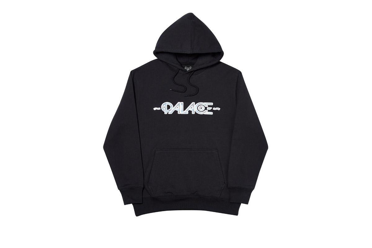 Palace 2019 Autumn Hood Obsisson Black Front