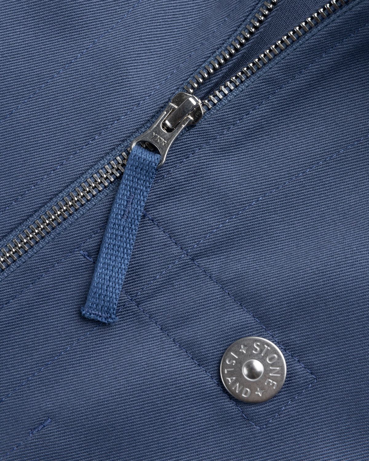 Stone Island – 42528 Workwear R-Gabardine Blouson Mid Blue - Outerwear - Blue - Image 6