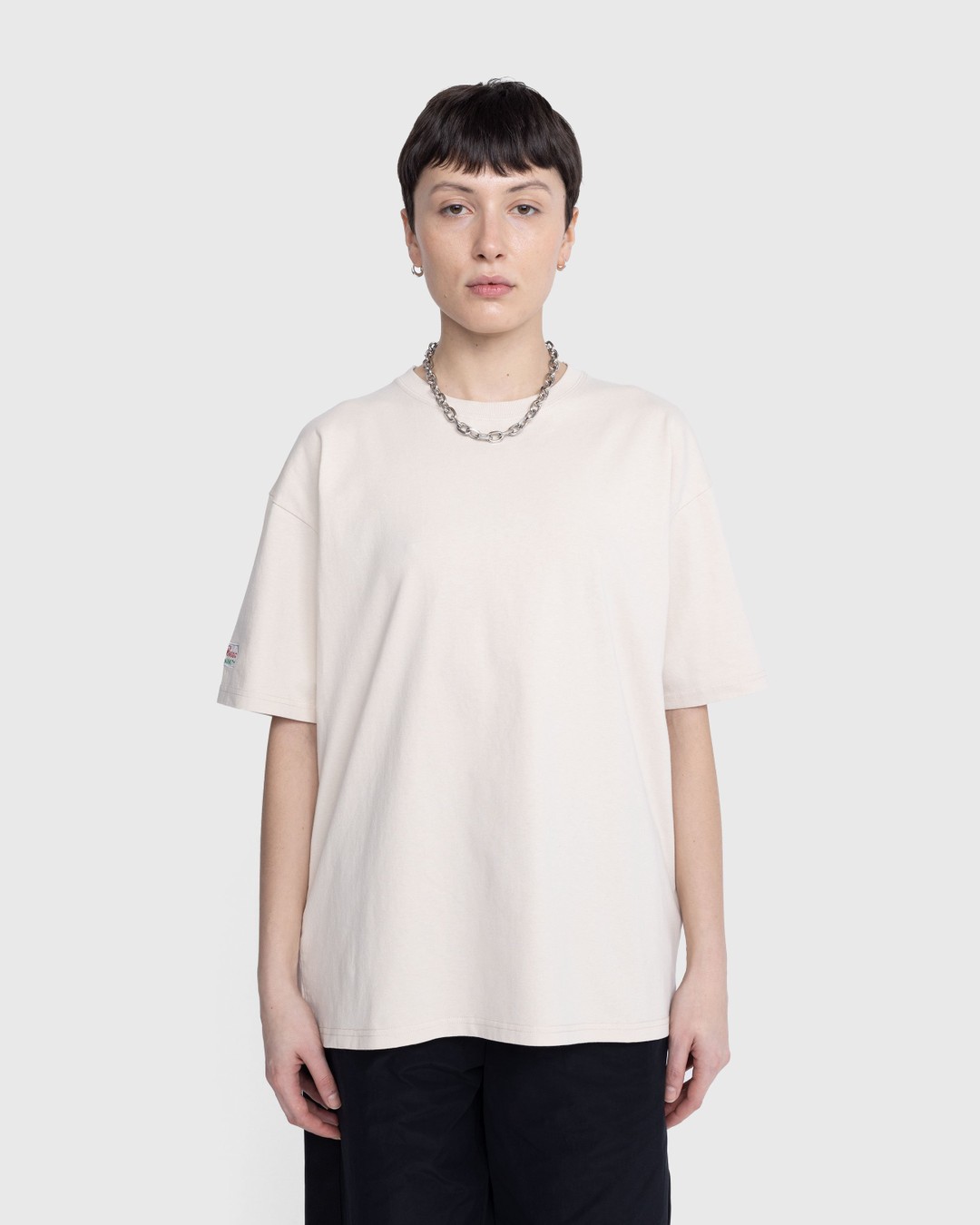 Bar Basso x Highsnobiety – Illustrated Graphic T-Shirt Eggshell - Tops - Beige - Image 4