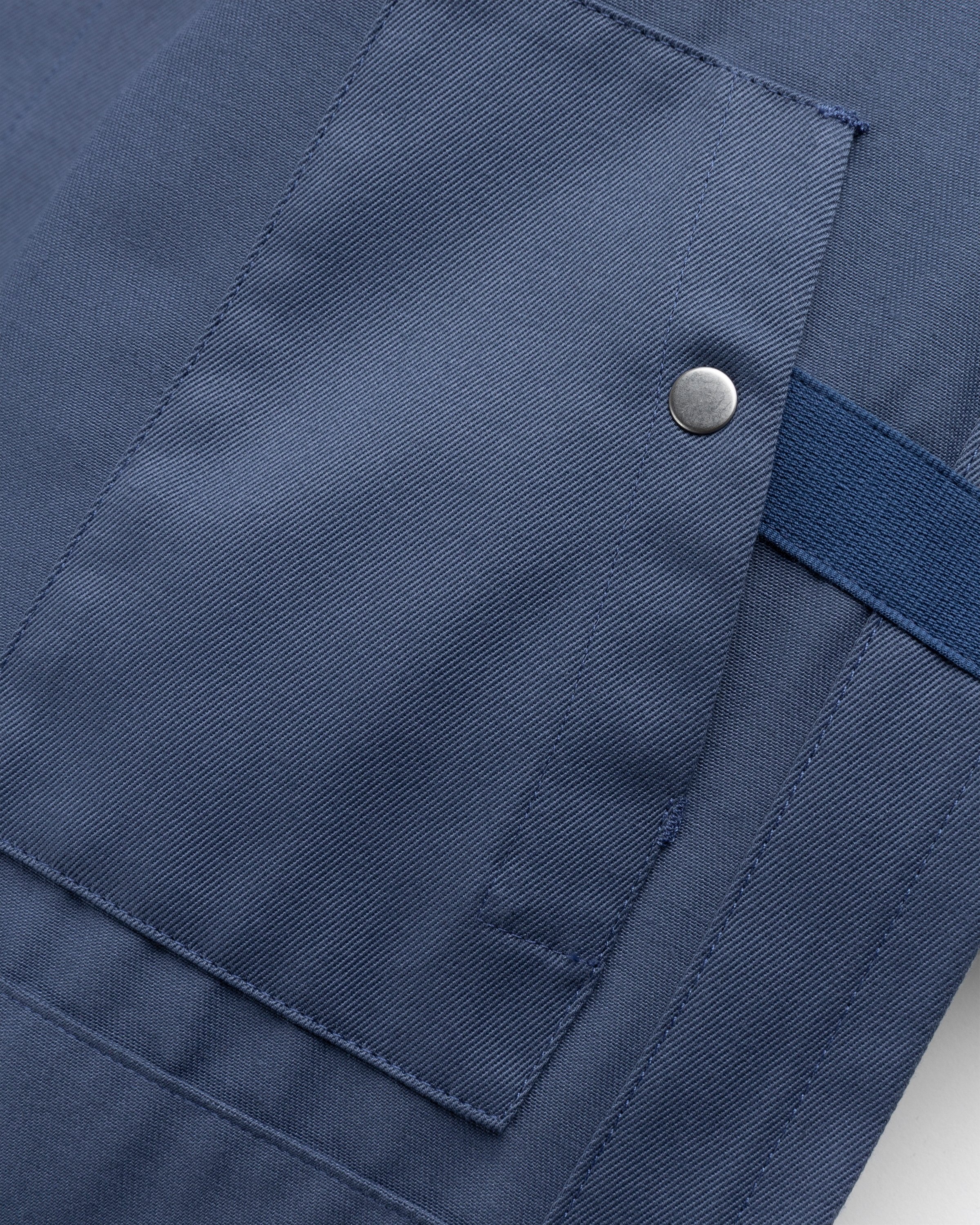 Stone Island – 42528 Workwear R-Gabardine Blouson Mid Blue - Outerwear - Blue - Image 7