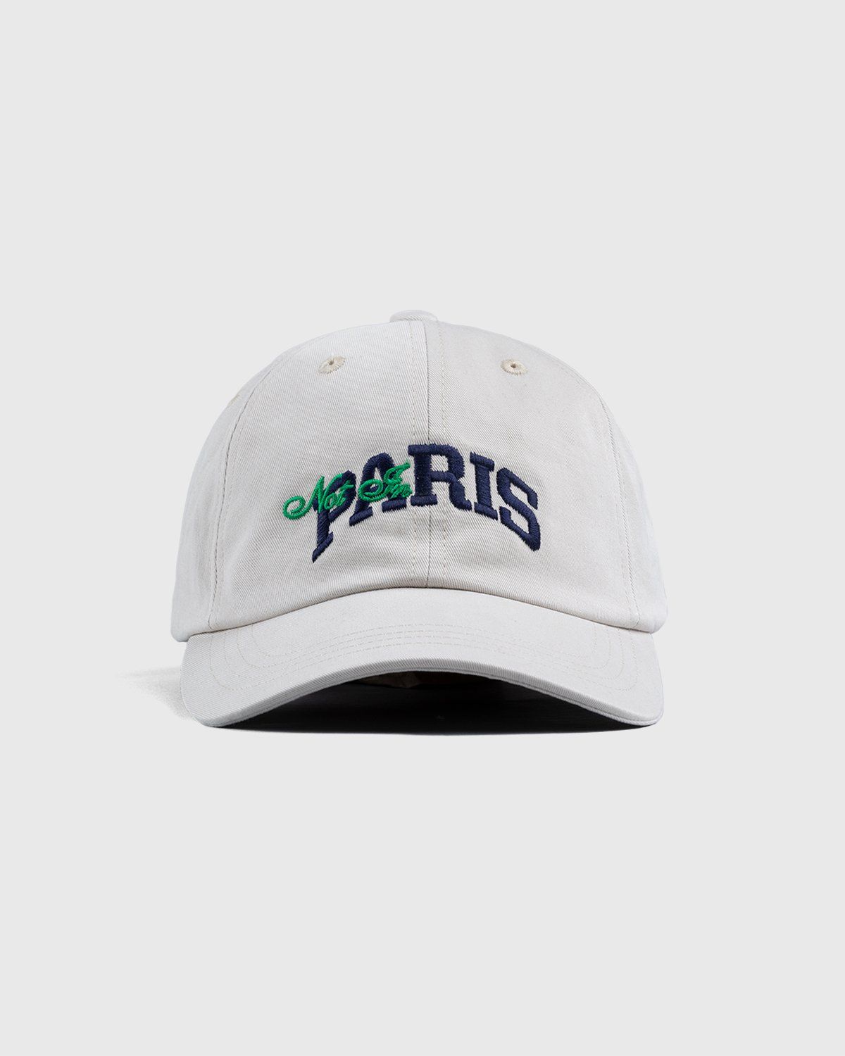 Highsnobiety – Not In Paris 3 Logo Cap Natural - Hats - Beige - Image 2