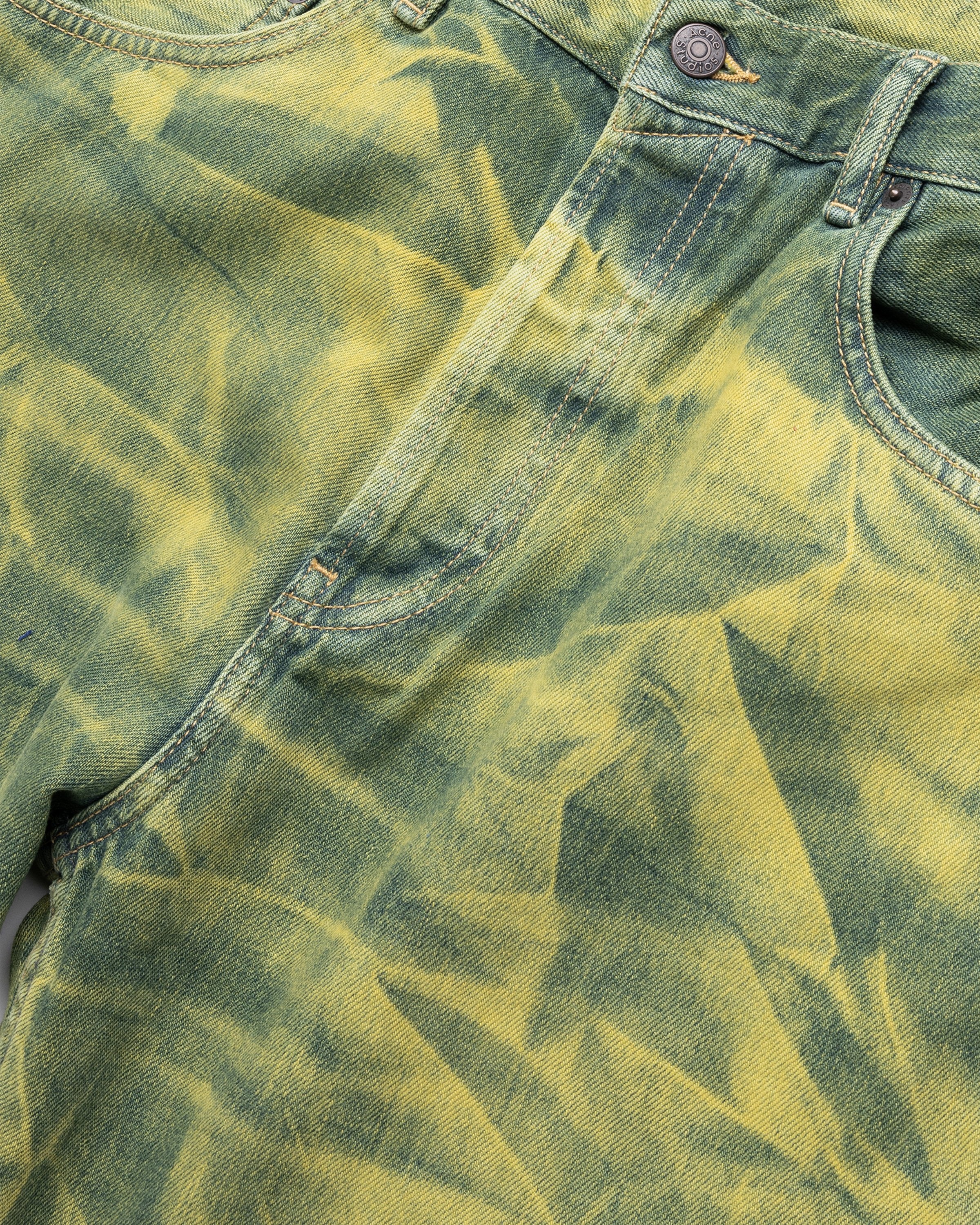 Acne Studios – Loose Fit Jeans 2021 Yellow/Blue - Denim - Multi - Image 6