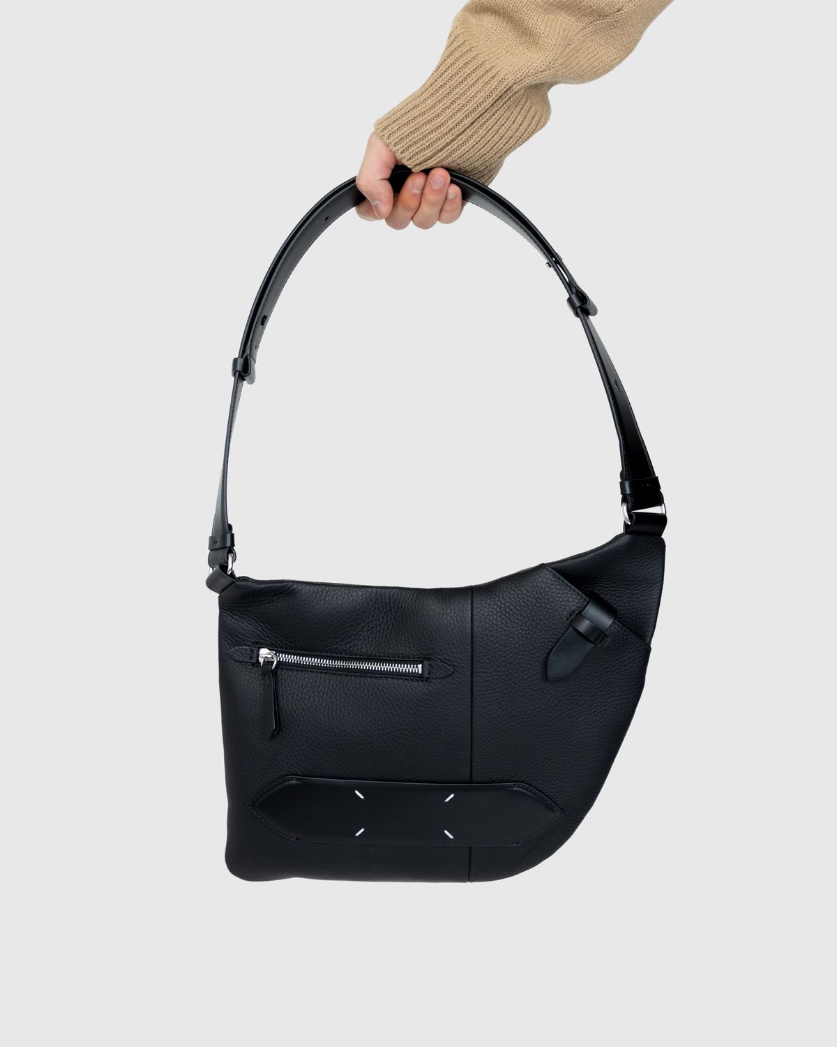 Maison Margiela – Soft 5AC On-Body Bag Black - Shoulder Bags - Black - Image 5