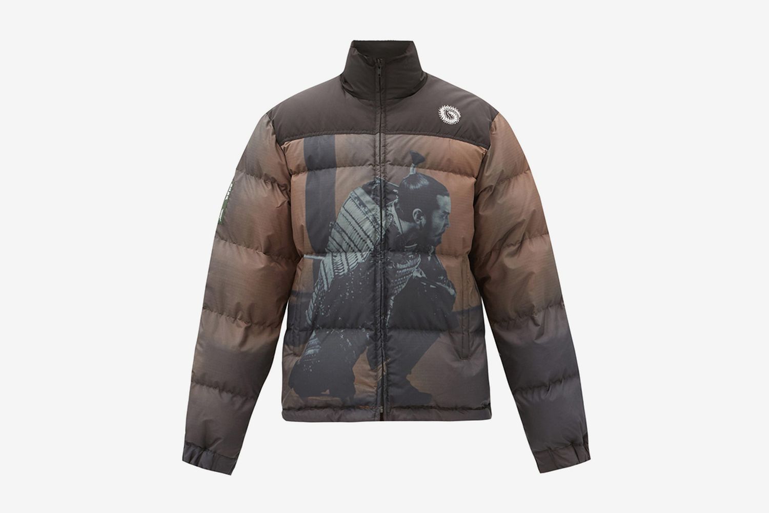 Printed Quilted Down Jacket