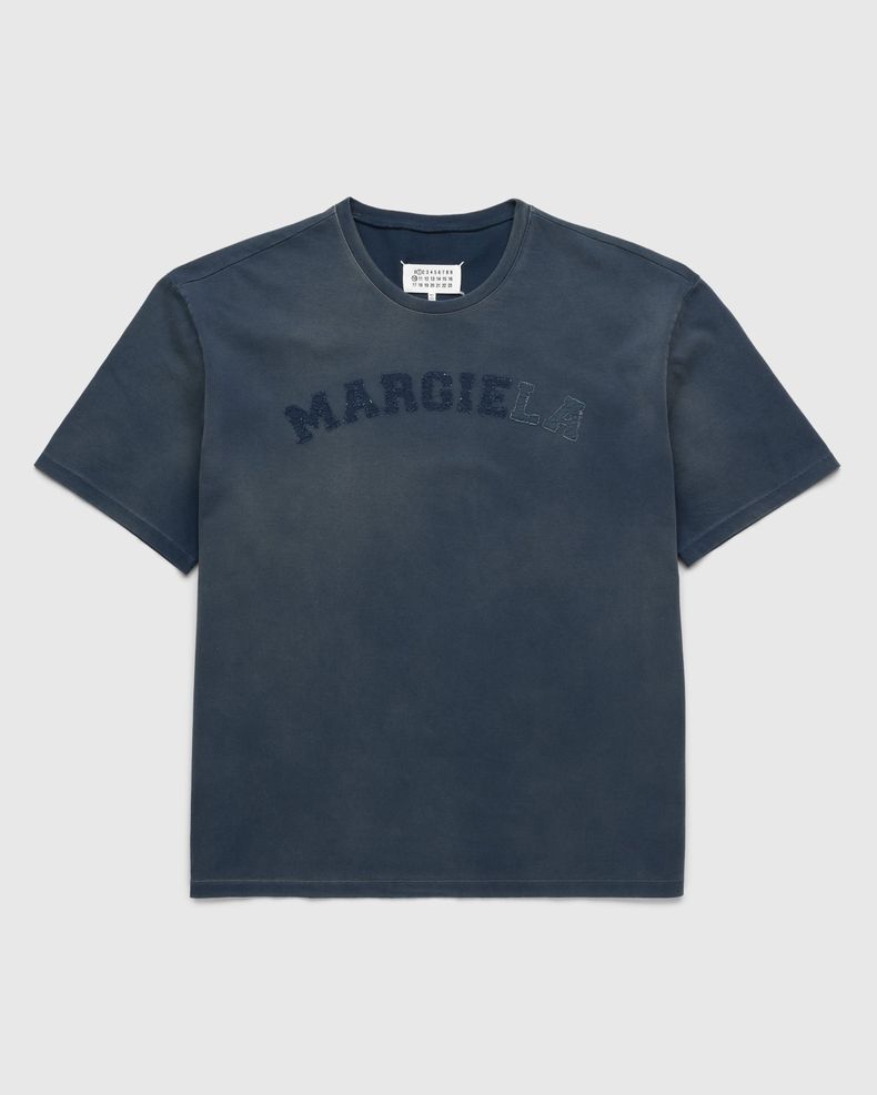 Heavy Jersey Logo T-Shirt Blue