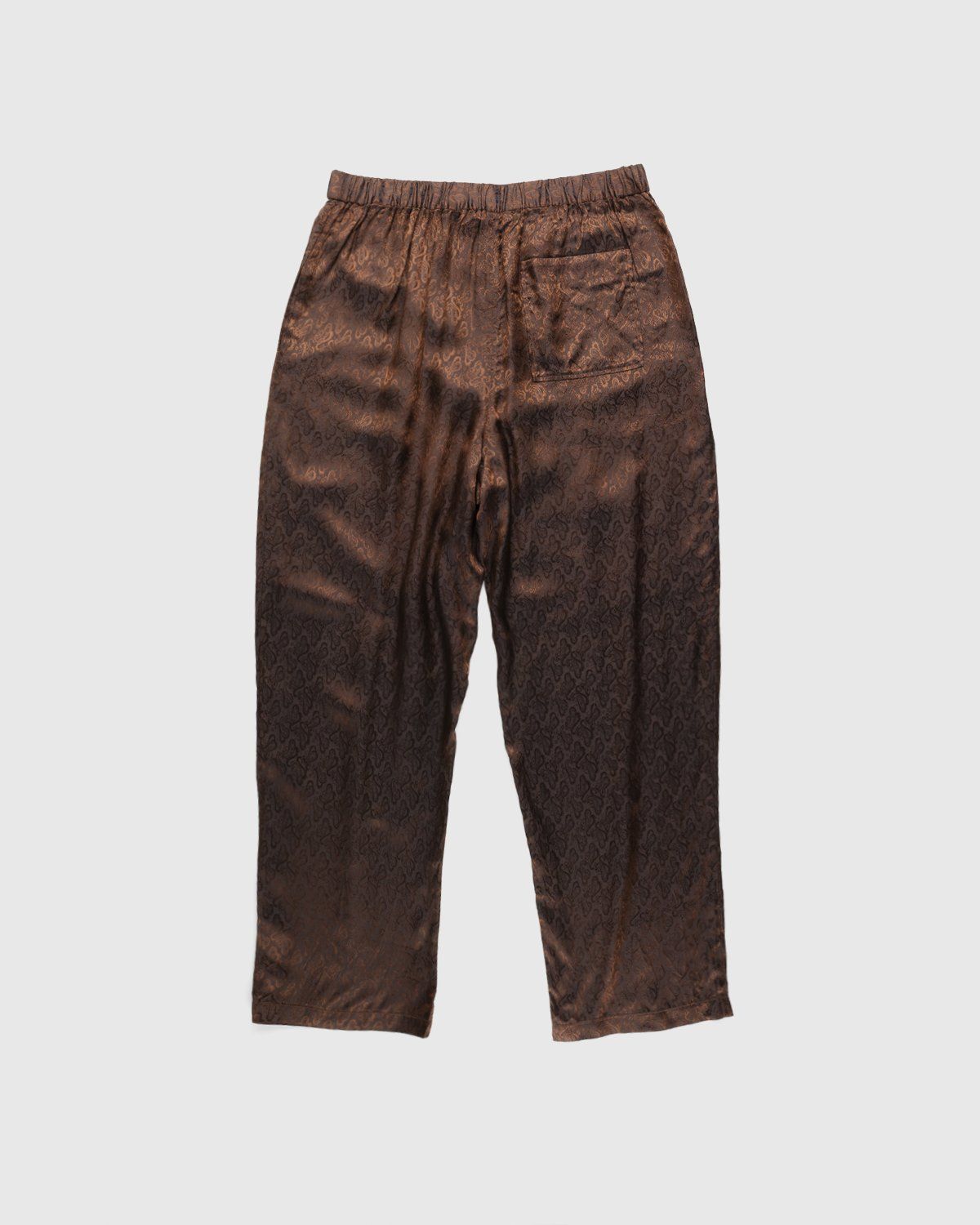 Acne Studios – Jacquard Trousers Brown - Trousers - Brown - Image 2