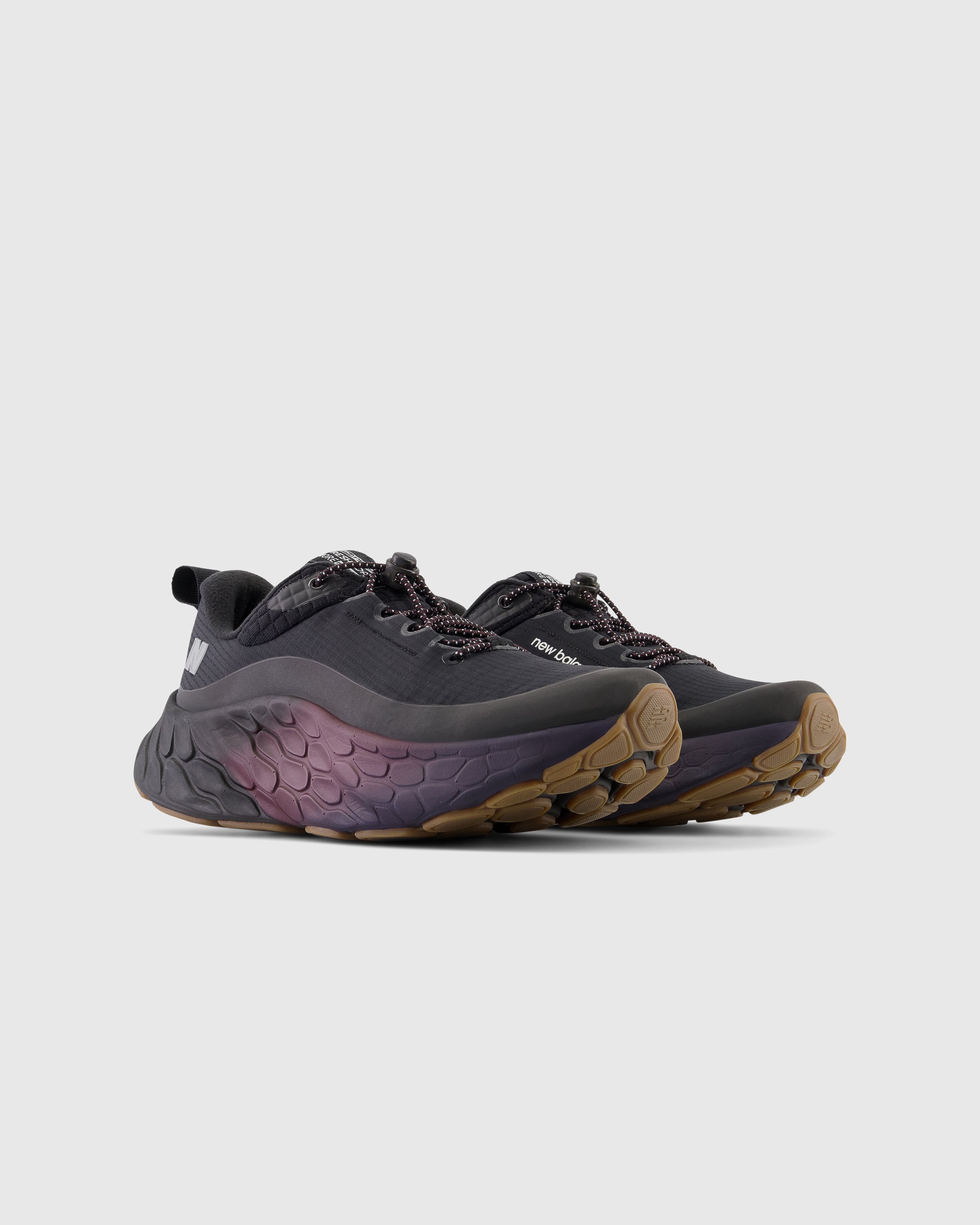 New Balance – Fresh Foam X More v4 W Black/Burgundy - Sneakers - Black - Image 3