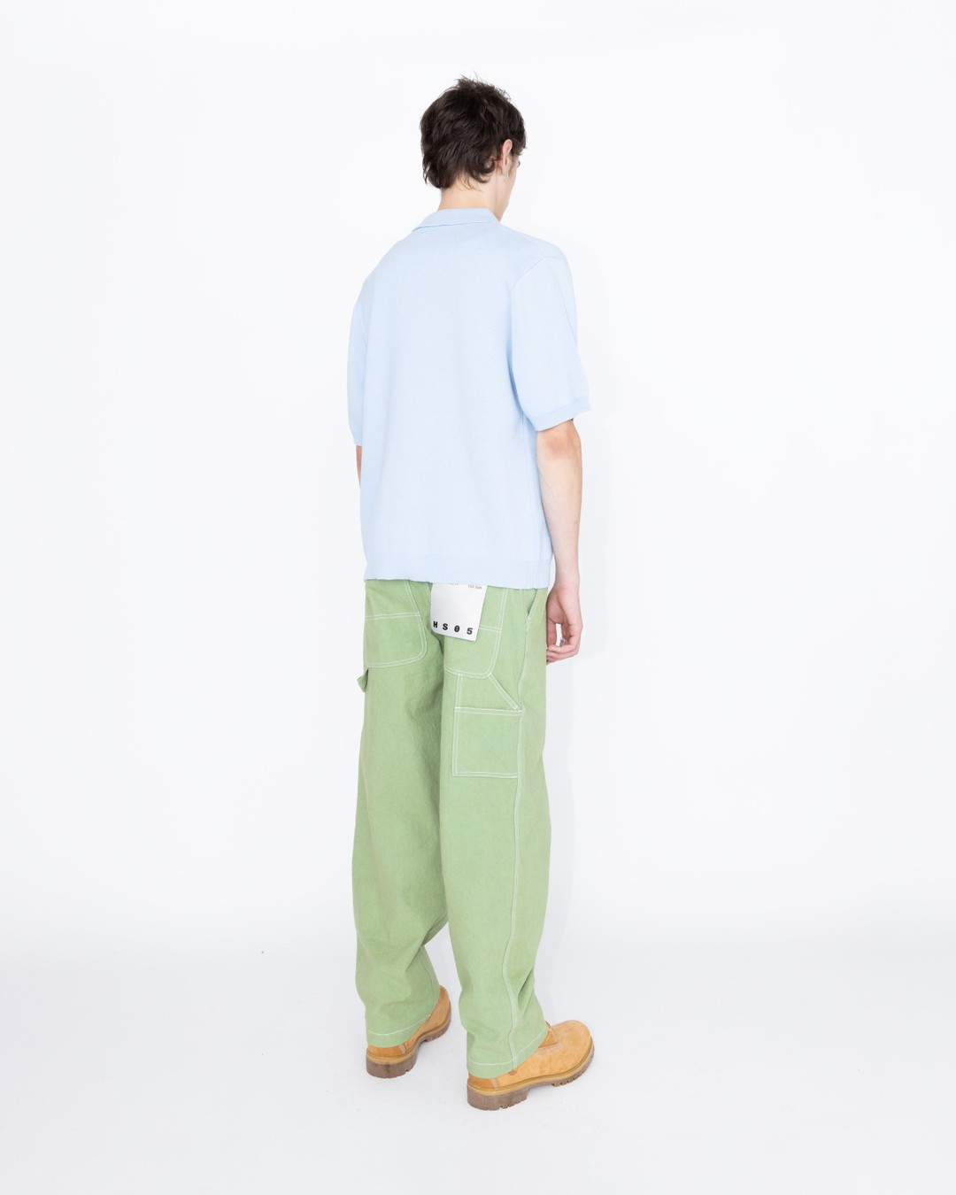 Highsnobiety HS05 – Cotton Knit Shirt Light blue - Shirts - Blue - Image 5