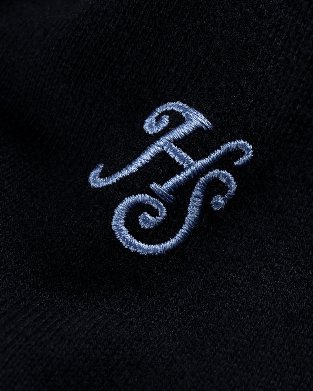 Highsnobiety – Knit Bowling Shirt Blue Black - Shirts - Blue - Image 6