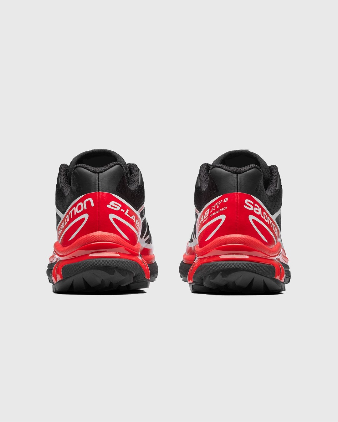 Salomon – XT-6 ADVANCED Black/ Racing Red/ White - Low Top Sneakers - Black - Image 3