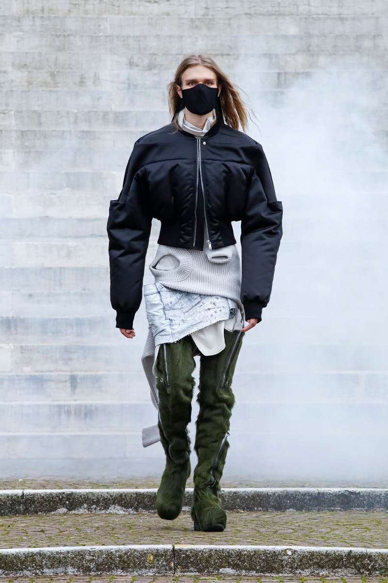 Rick Owens show, Runway, Fall Winter 2021, Paris Fashion Week